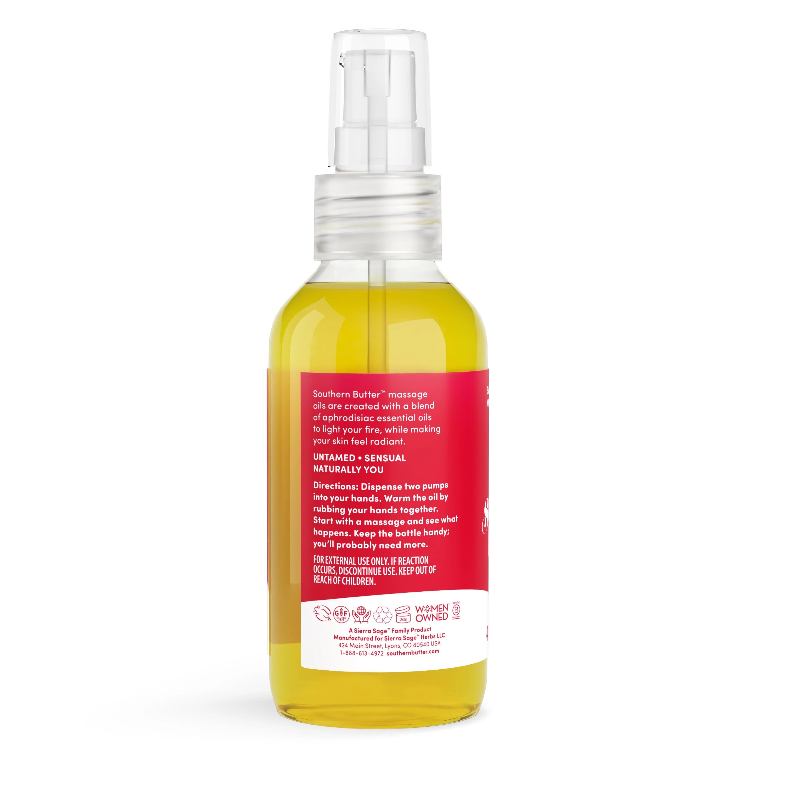 Green Goo Massage Oil - Sandalwood + Cinnamon by Southern Butter - Image 2