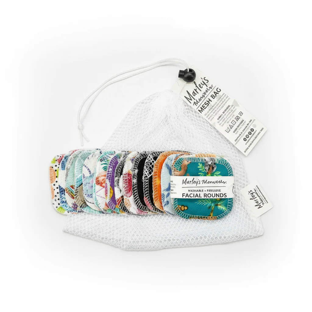Marley's Monsters Mesh Laundry Bag & Facial Rounds Set - Image 2