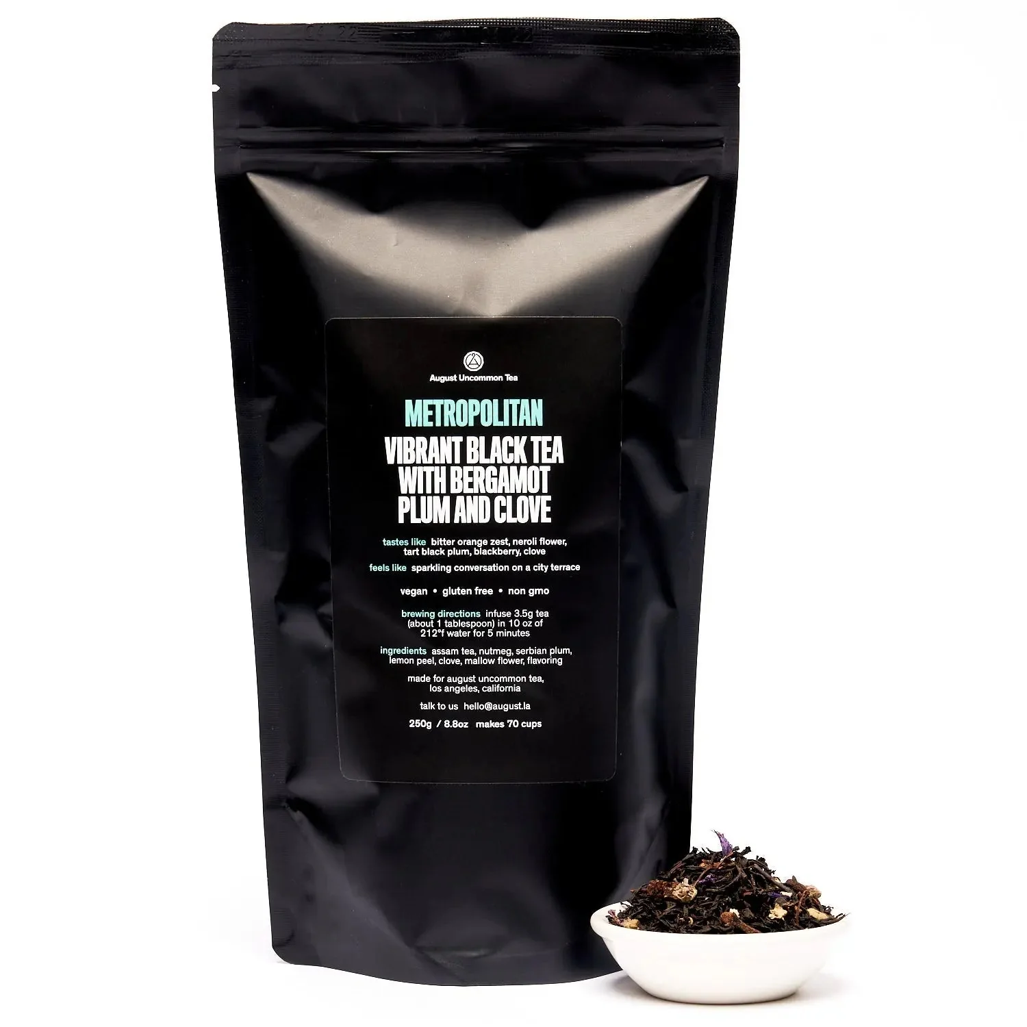 August Uncommon Tea Metropolitan - Bergamot Plum Earl Grey Black Tea - Image 5