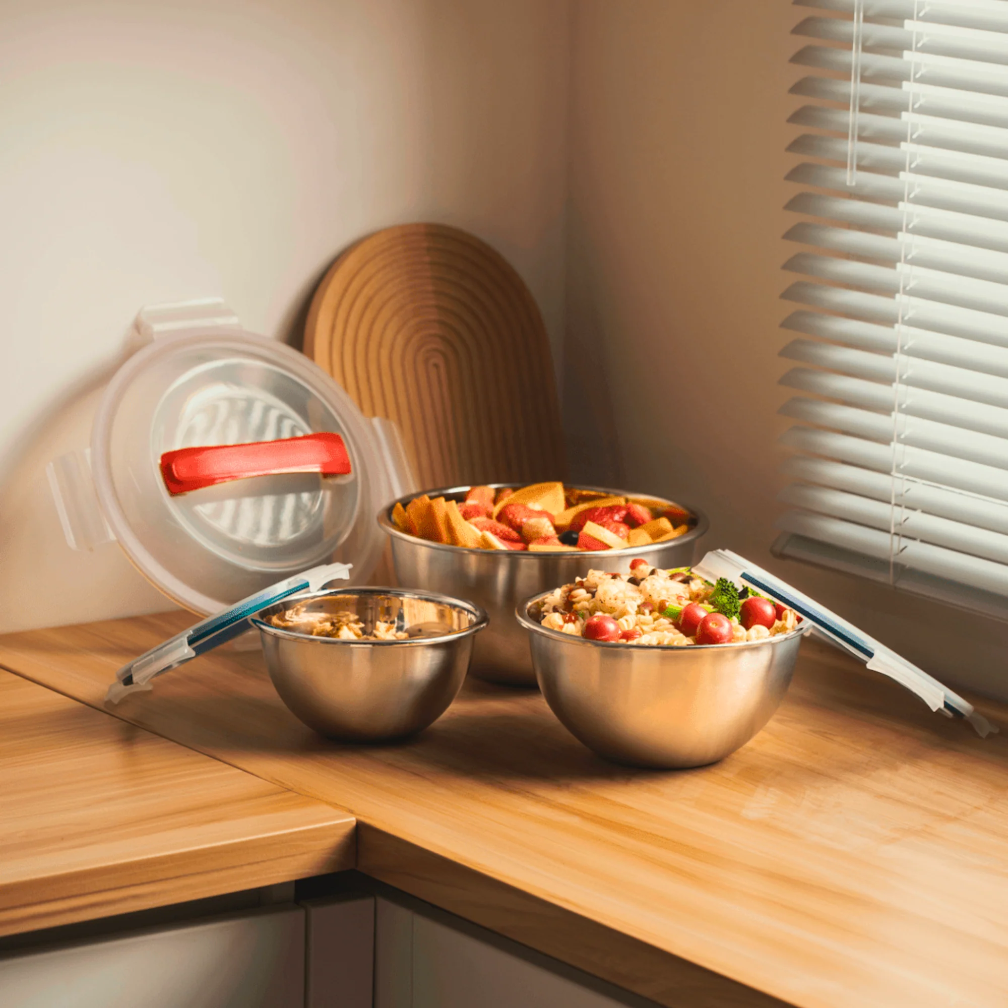 Genicook Mix & Carry Stainless Steel Set - Image 2
