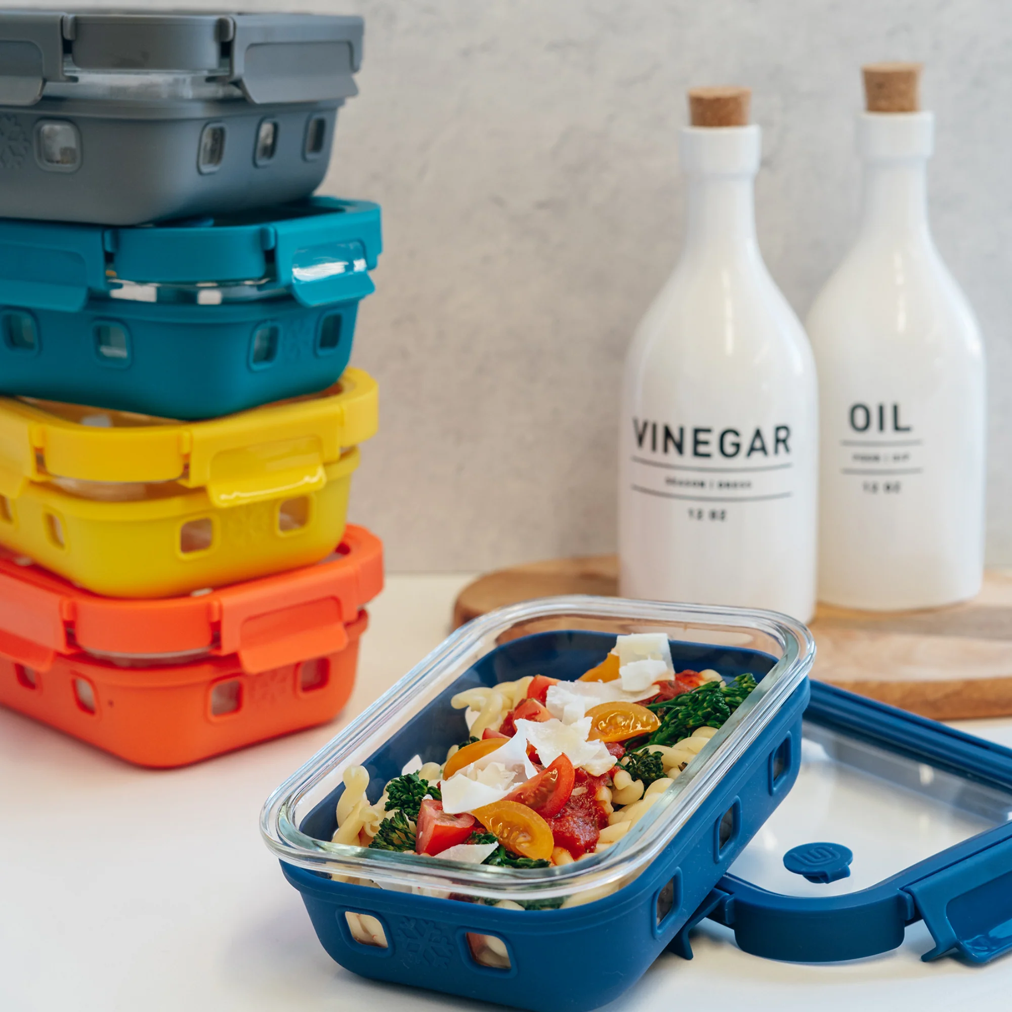 Genicook Multicolor Glass Storage Set - Image 2