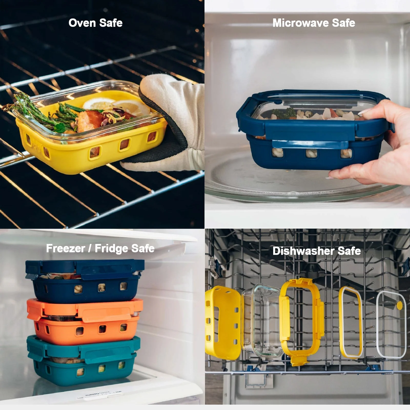 Genicook Multicolor Glass Storage Set - Image 4