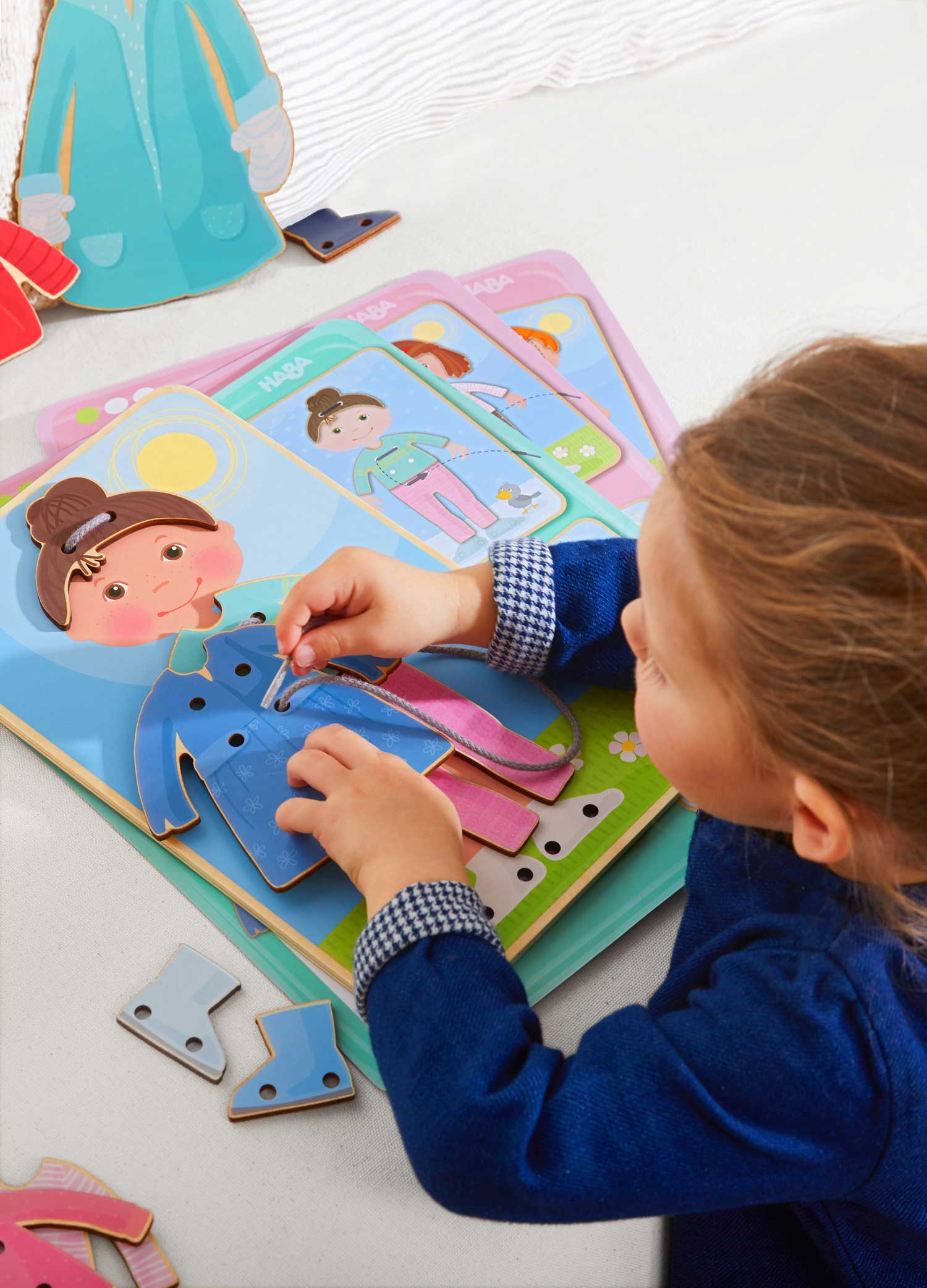 HABA My First Threading Game – Dress Up Fun - Image 2