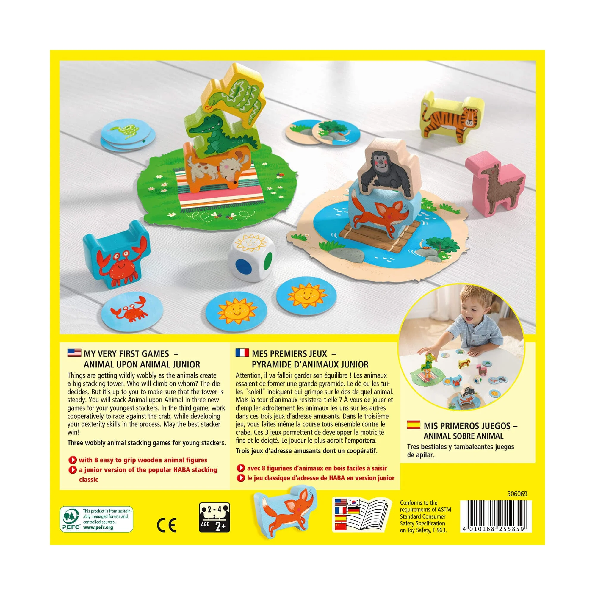 HABA My Very First Games - Animal Upon Animal Junior - Image 9