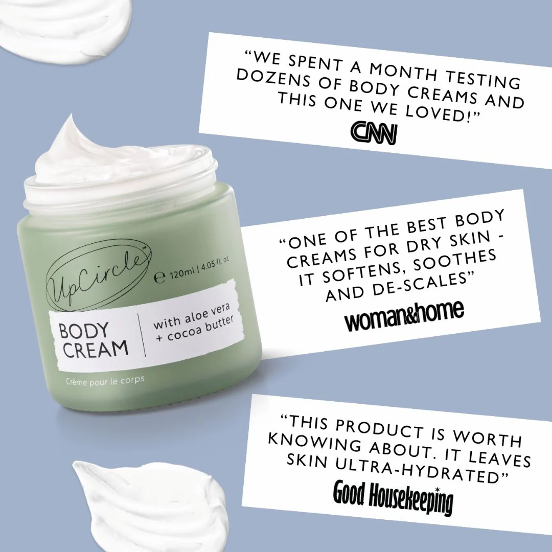 UpCircle Natural Body Cream with Aloe Vera + Cocoa Butter - Image 3