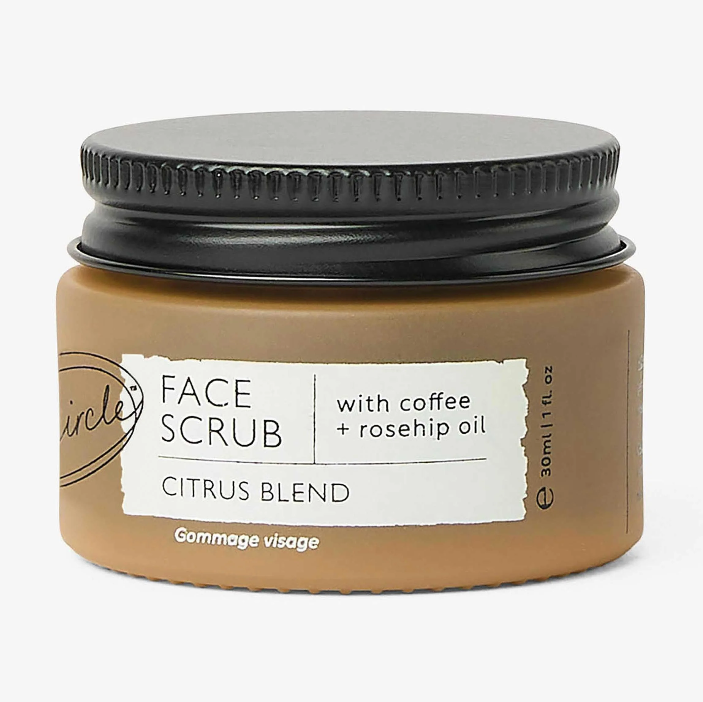 UpCircle Natural Face Scrub – Citrus Blend – Travel Size