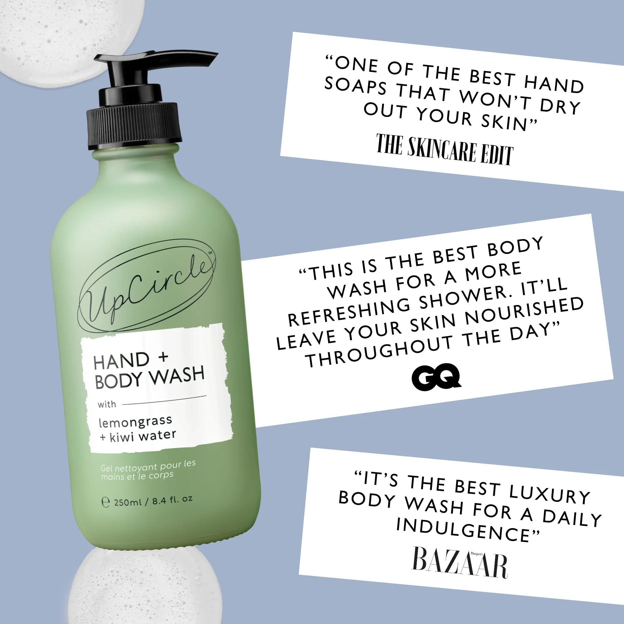 UpCircle Natural Hand + Body Wash with Lemongrass - Image 3