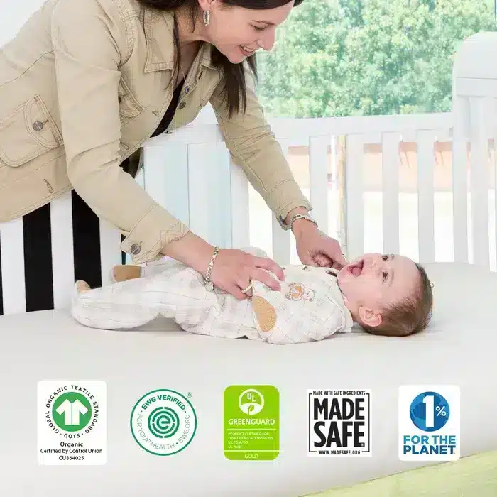 Naturepedic Classic Organic Lightweight Crib Mattress - Seamless - Image 8