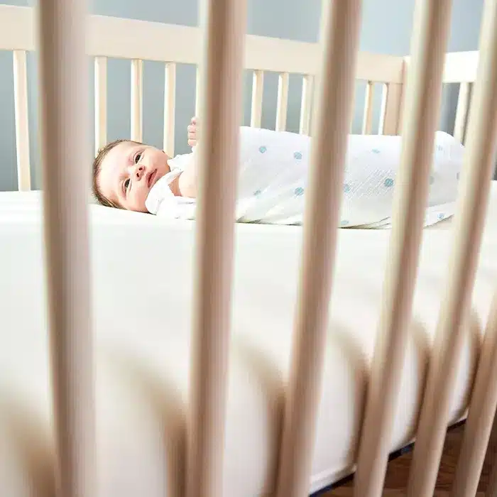Naturepedic Classic Seamless Organic Crib Mattress | 150 Coil Innerspring | 2-Stage - Image 5