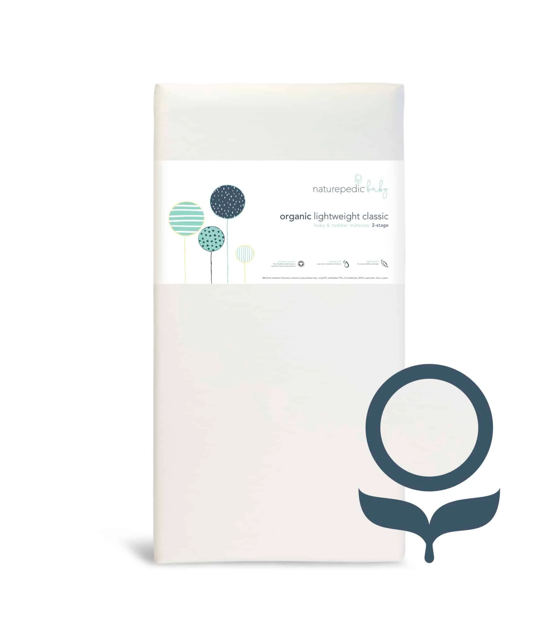 Naturepedic Classic Seamless Organic Crib Mattress | 150 Coil Innerspring | 2-Stage - Image 8
