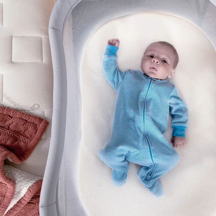 Naturepedic Organic Breathable Bassinet Mattress for Halo Bassinets - Image 7