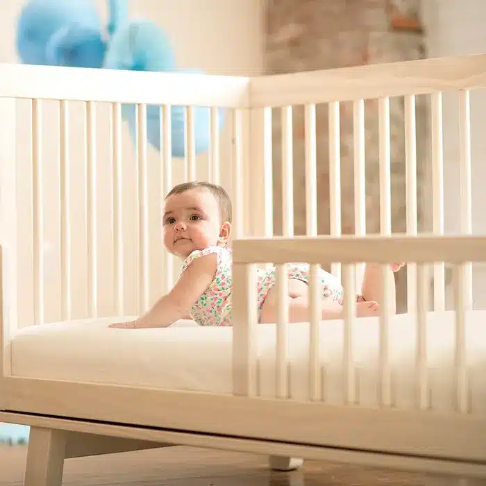 Naturepedic Organic Cotton Sateen Crib Sheets 300TC - Image 3