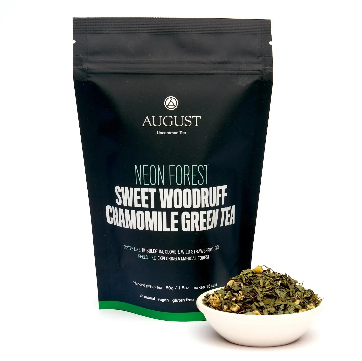 August Uncommon Tea Neon Forest - Apple Chamomile Green Tea - Image 2