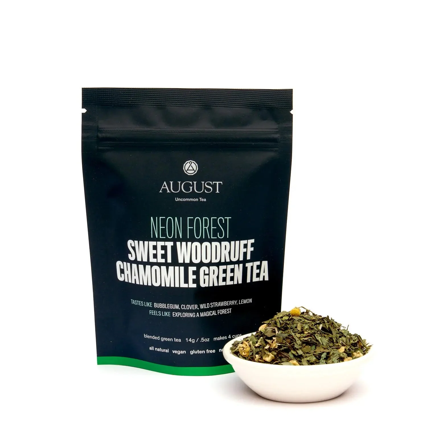 August Uncommon Tea Neon Forest - Apple Chamomile Green Tea - Image 4