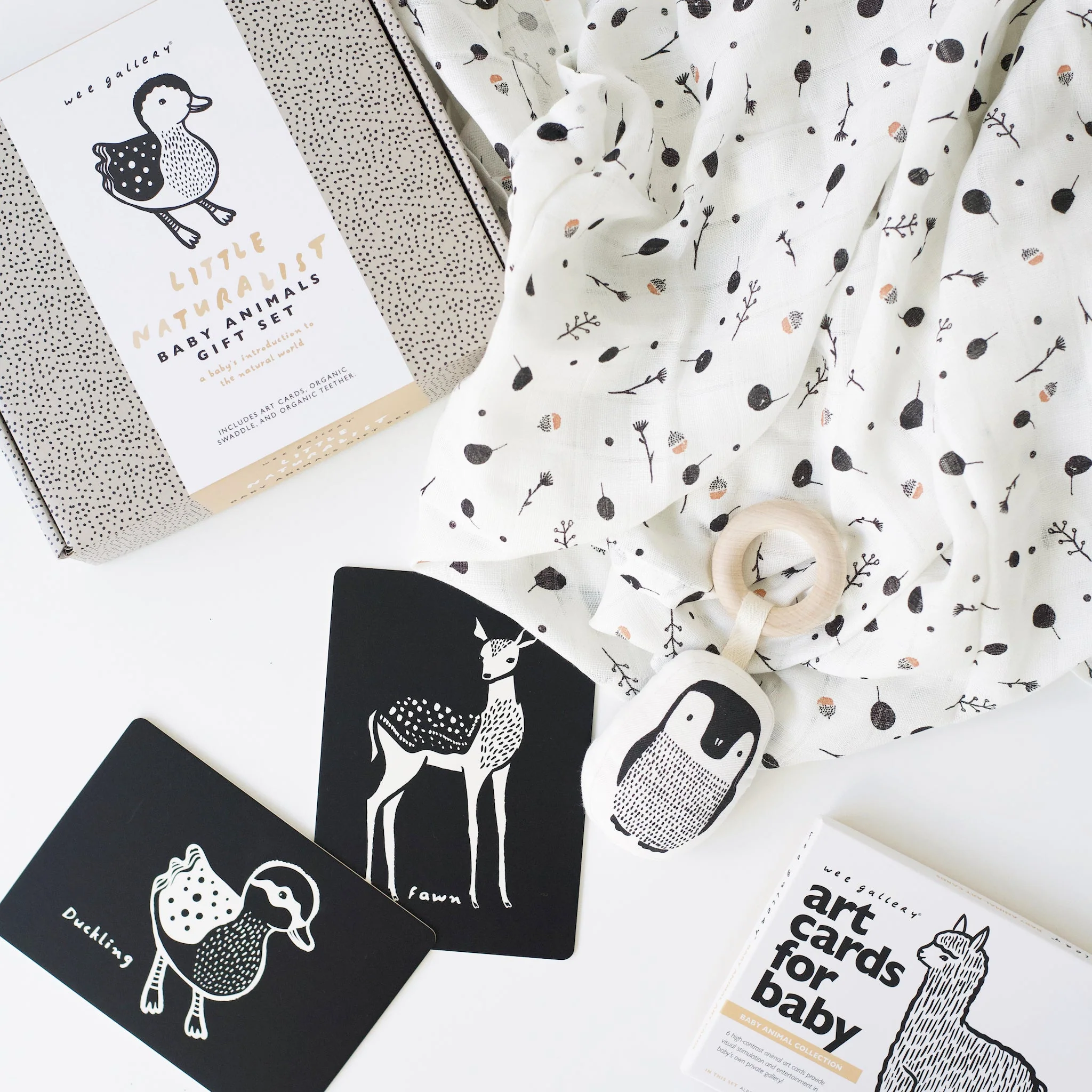 Wee Gallery Newborn Baby Gift Set - Baby Animals - Image 8