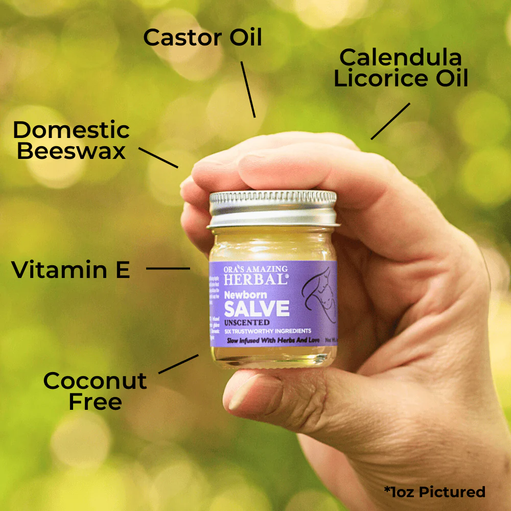 Ora's Amazing Herbal Newborn Salve, Calendula Ointment For Babies - Image 4
