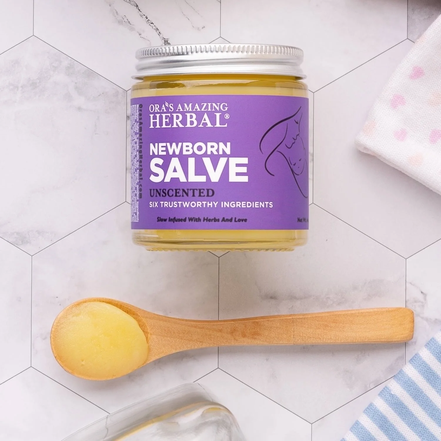 Ora's Amazing Herbal Newborn Salve, Calendula Ointment For Babies - Image 6