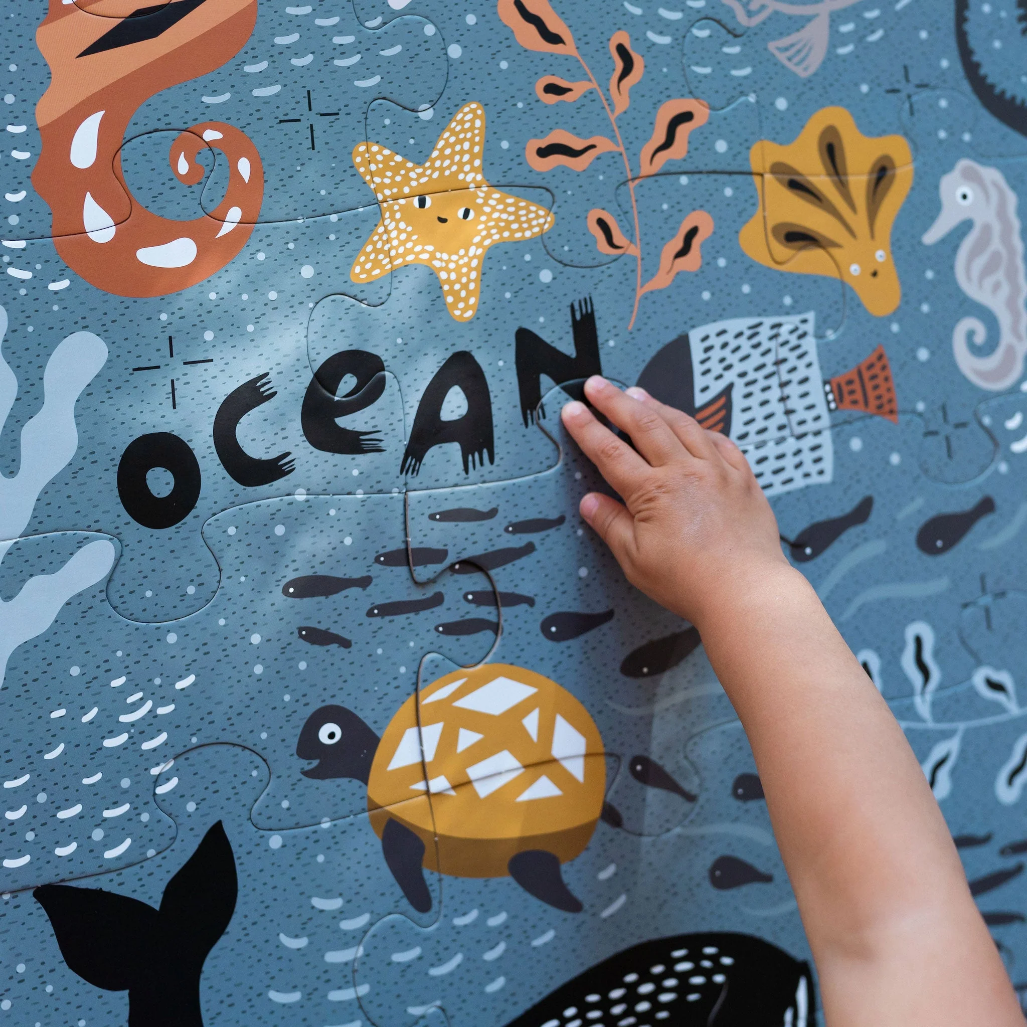 Wee Gallery Ocean Life Floor Puzzle - Image 2