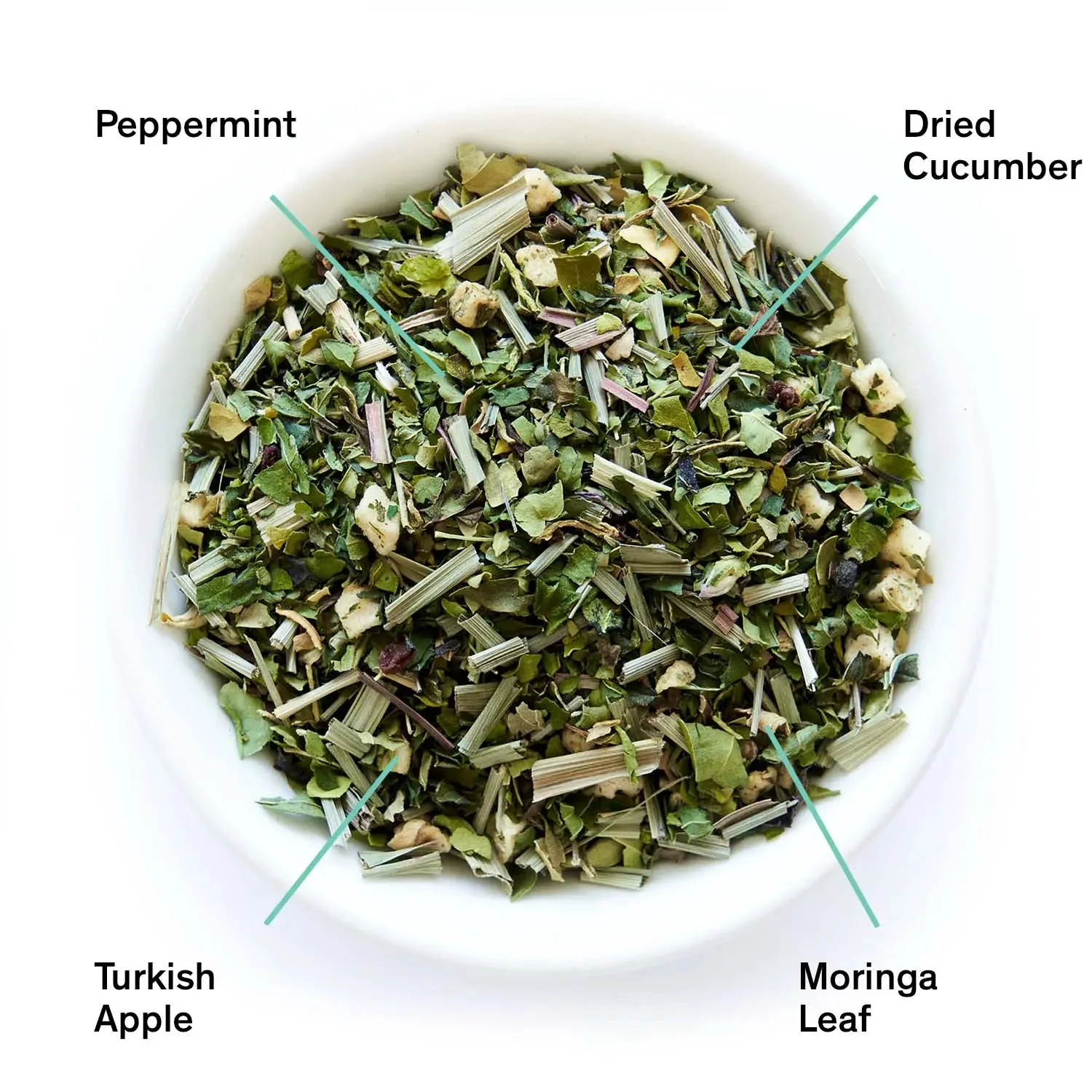 August Uncommon Tea Olympus - Mint Cucumber Herbal Tea (Caffeine Free) - Image 2