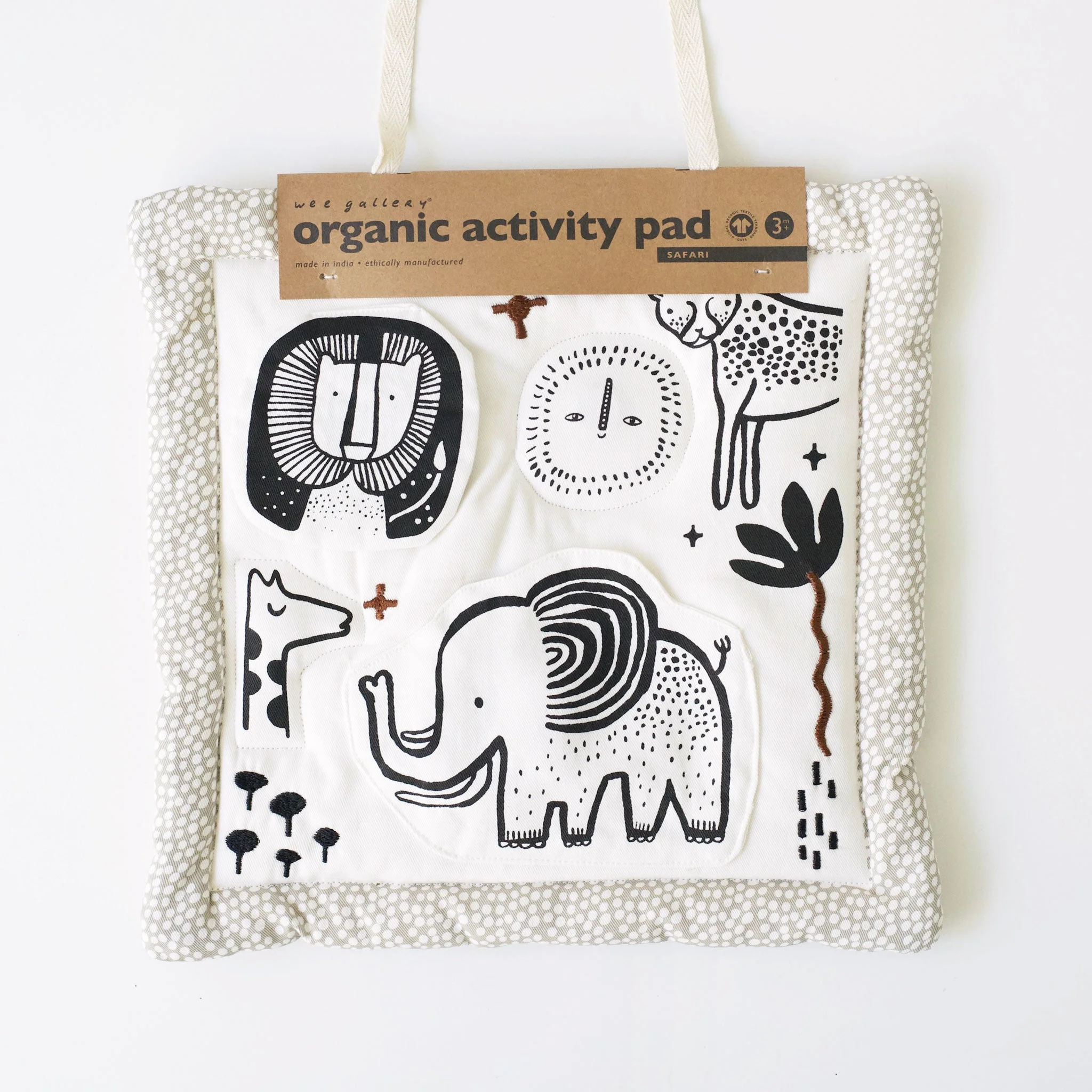 Wee Gallery Organic Activity Pad - Safari - Image 6