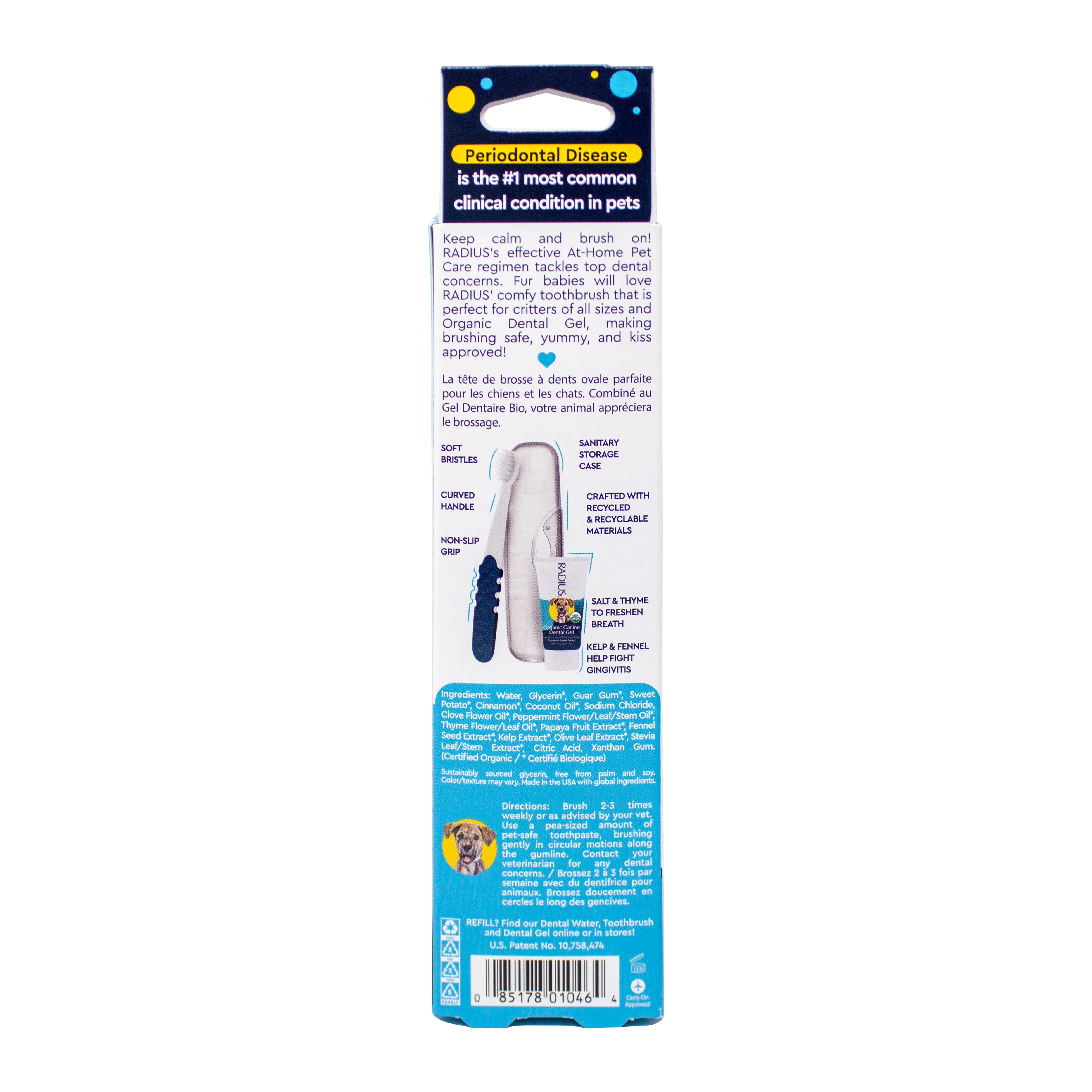 Radius Organic Canine Dental Kit with FREE Critter Case - Image 12
