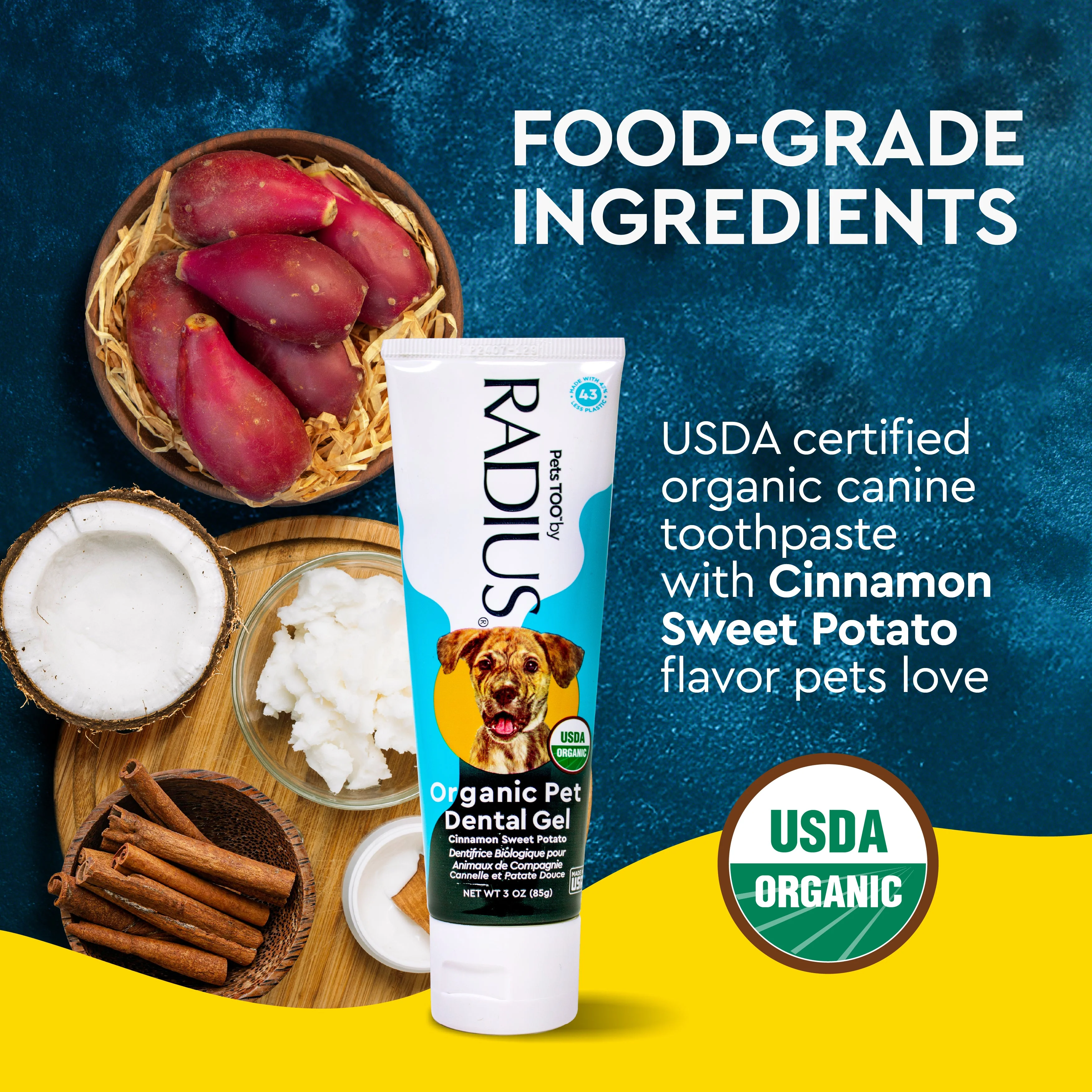 Radius Organic Canine Dental Kit with FREE Critter Case - Image 5