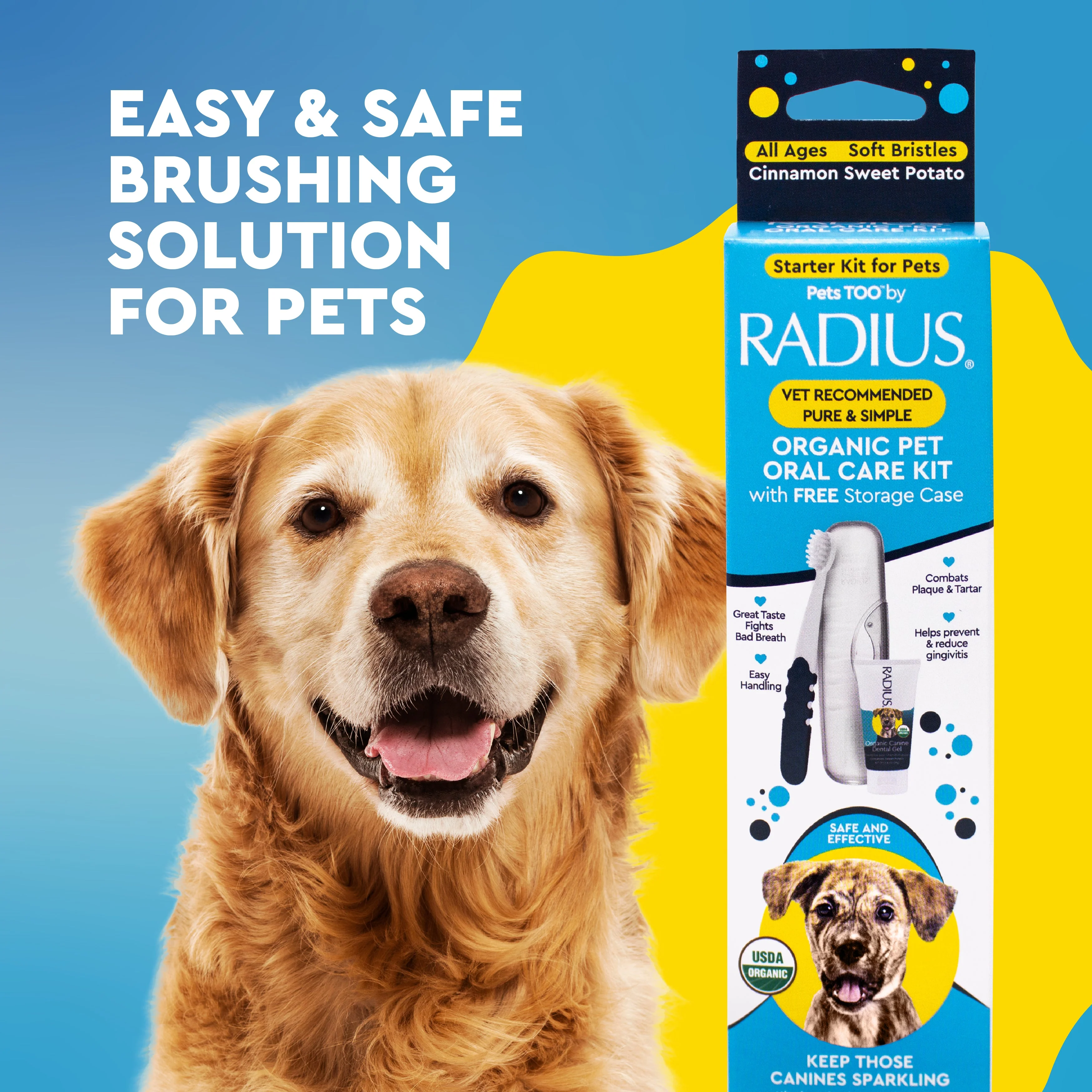 Radius Organic Canine Dental Kit with FREE Critter Case - Image 9