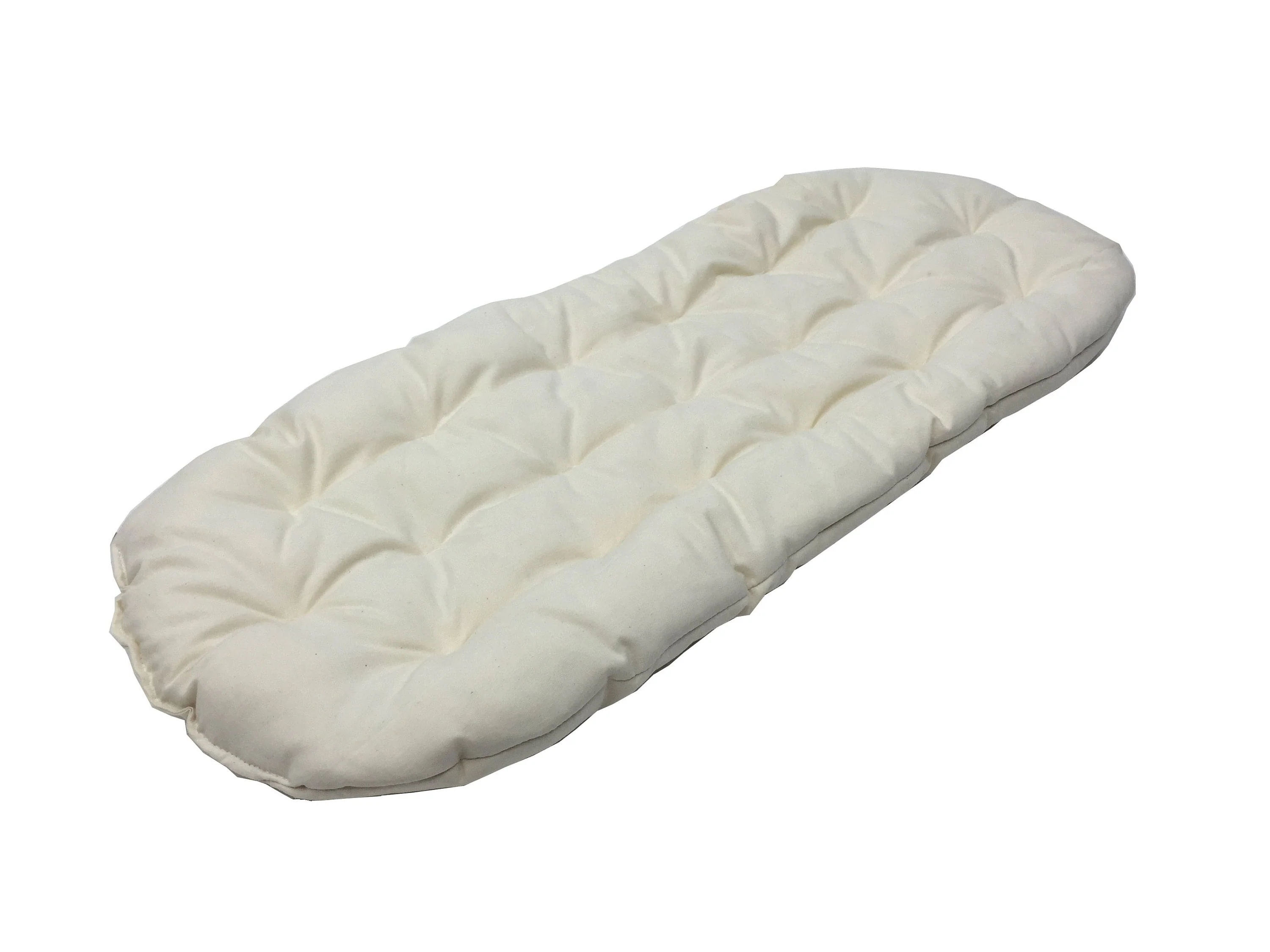 Wendy Anne Organic Cotton Futon Mattress Topper Pad - Custom Size and Shape