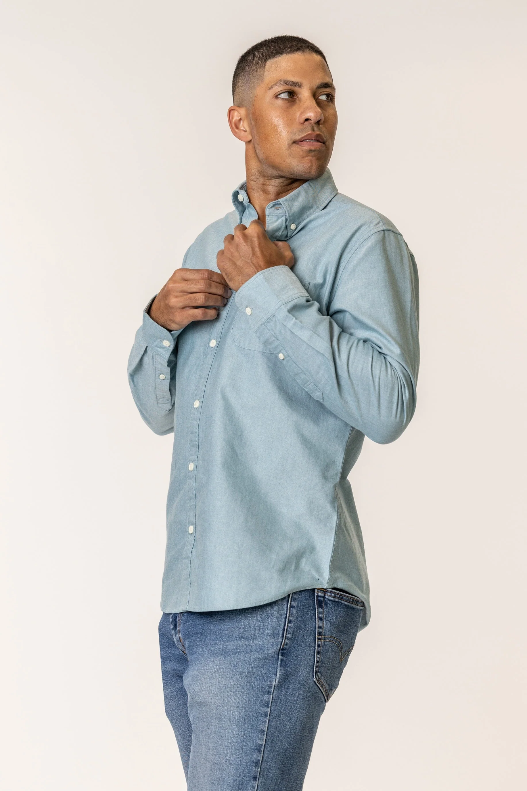 Vottera Organic Cotton Oxford Shirt - Image 15