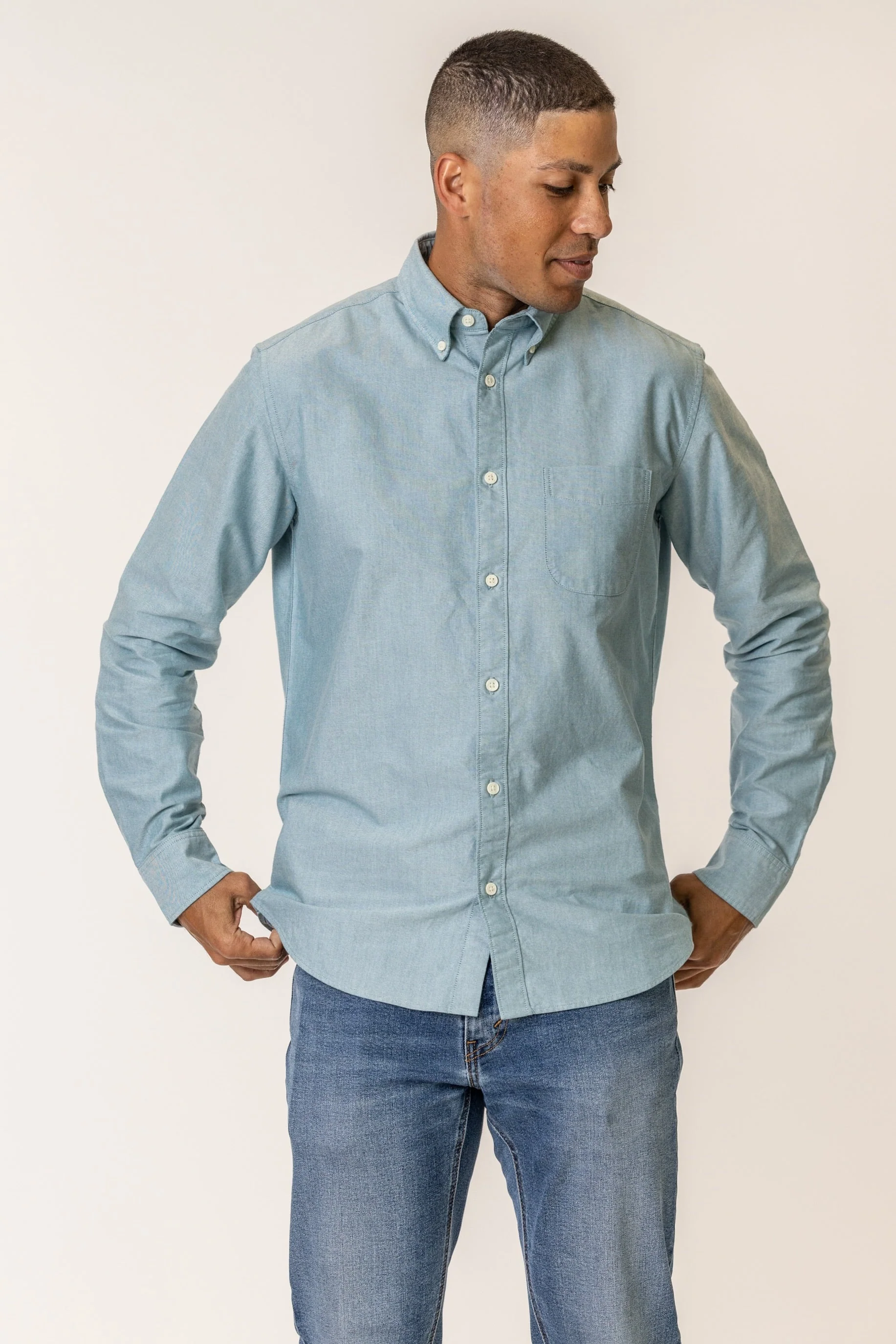 Vottera Organic Cotton Oxford Shirt - Image 18
