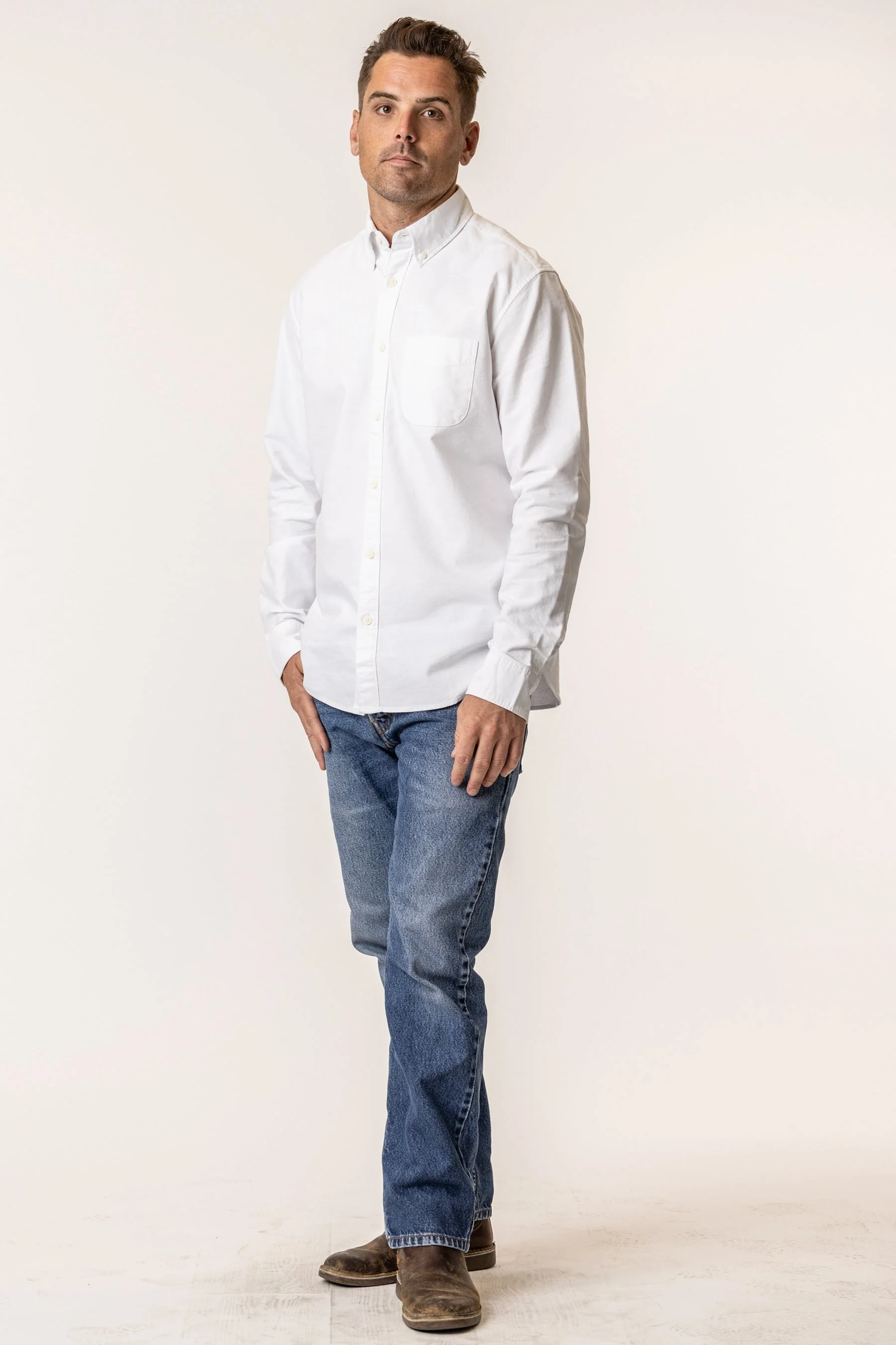 Vottera Organic Cotton Oxford Shirt - Image 7