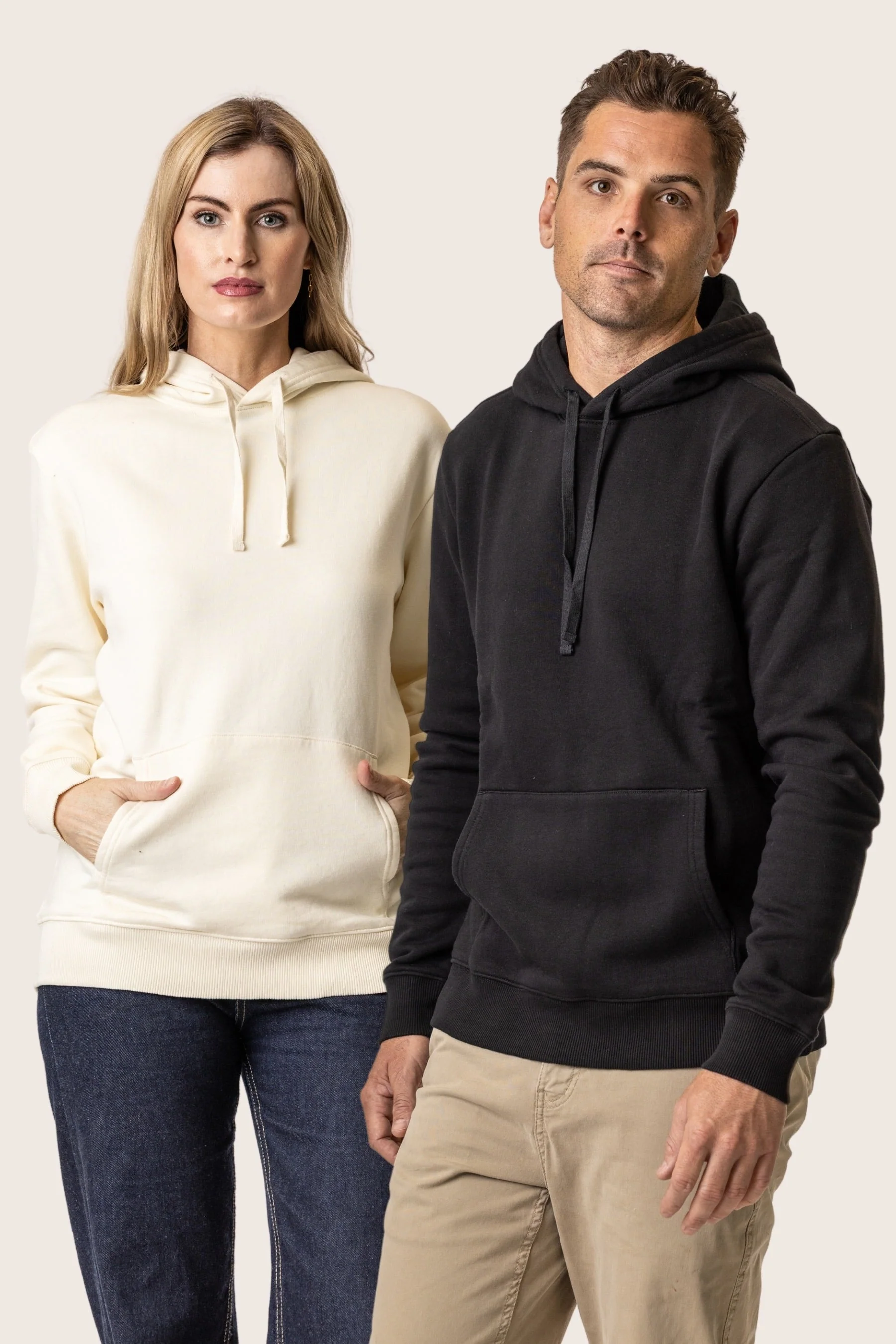 vottera Organic Cotton Unisex Pullover Hoodies - Image 3