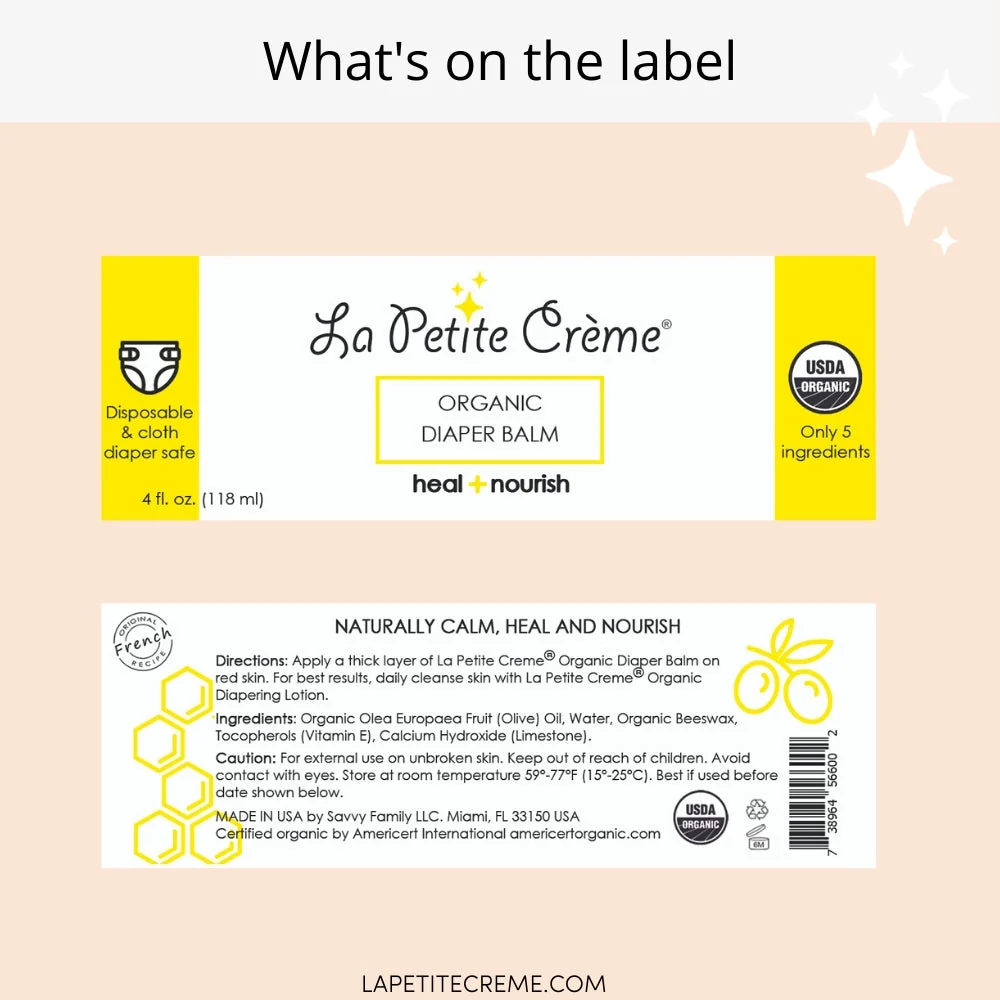 Organic French Diaper Rash Cream - 4 oz - Image 6