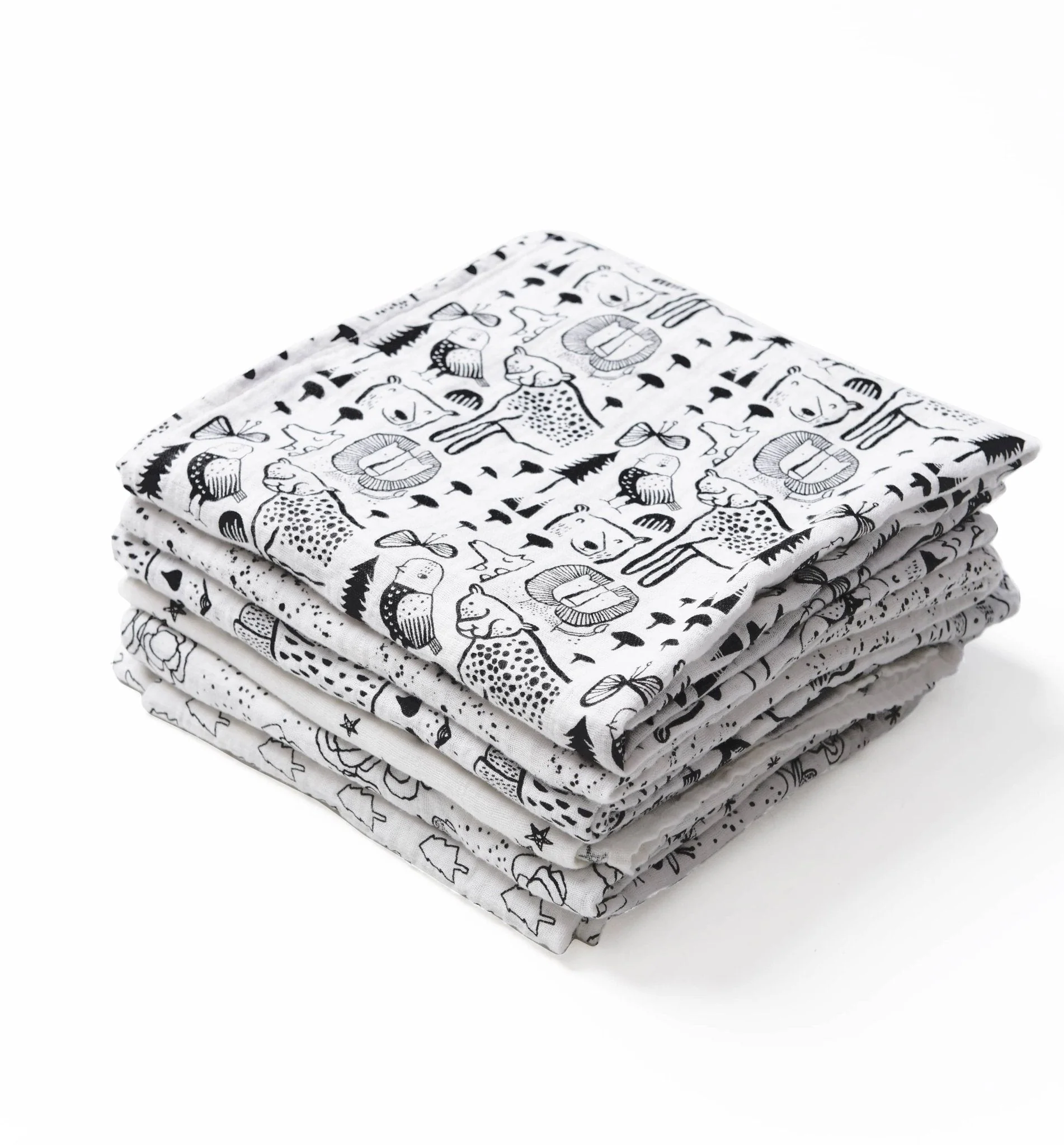Wee Gallery Organic Muslin Swaddle - Stars - Image 5