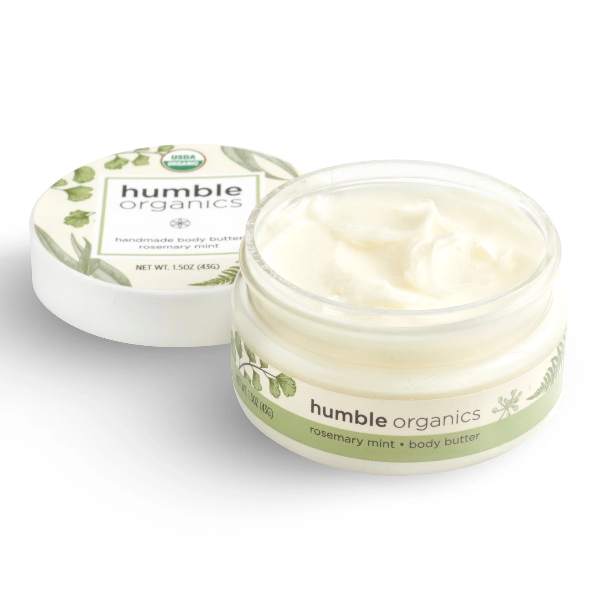 Humble Organics Organic Rosemary Mint Body Butter – Soothing & Nourishing Skincare