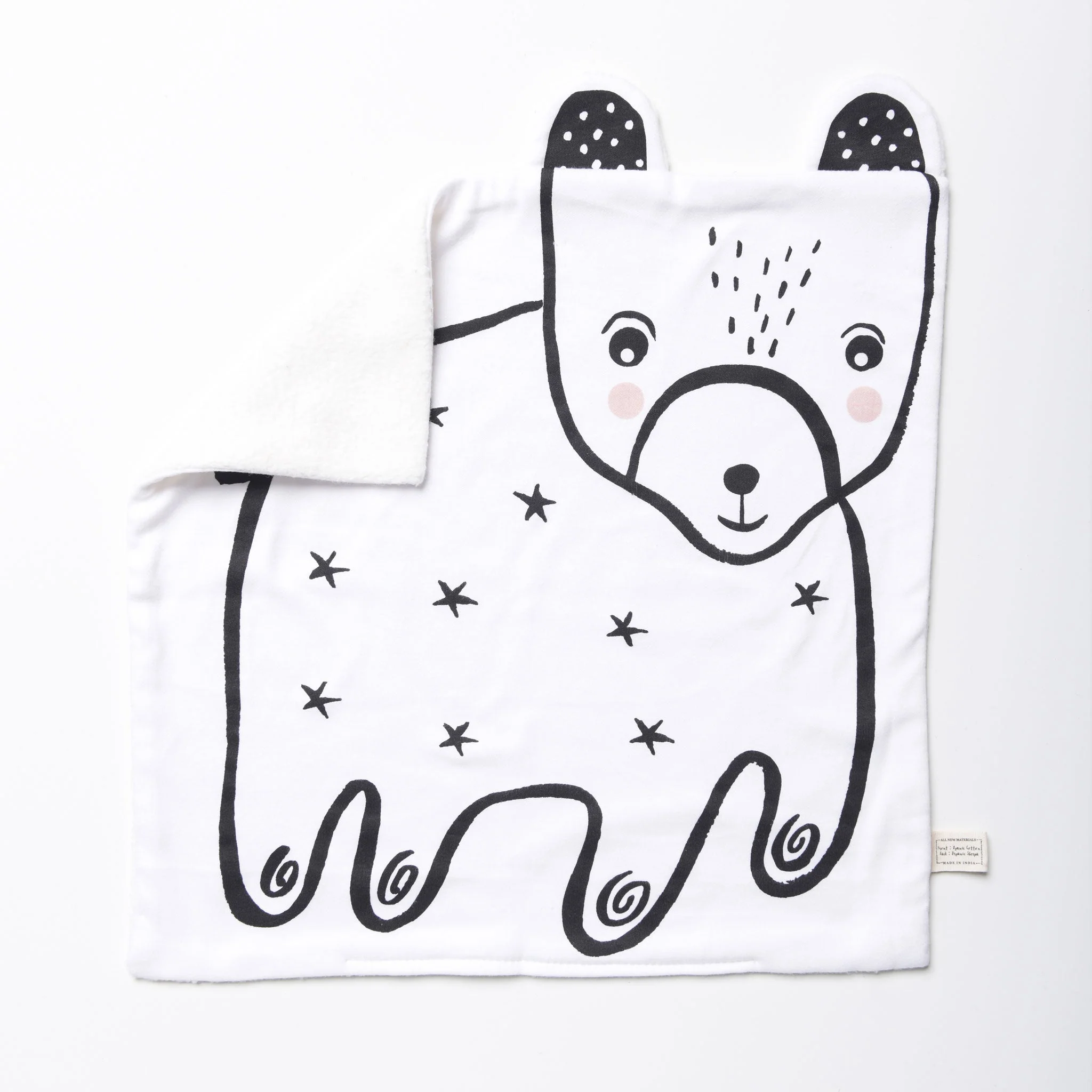 Wee Gallery Organic Snuggle Blanket - Bear - Image 7