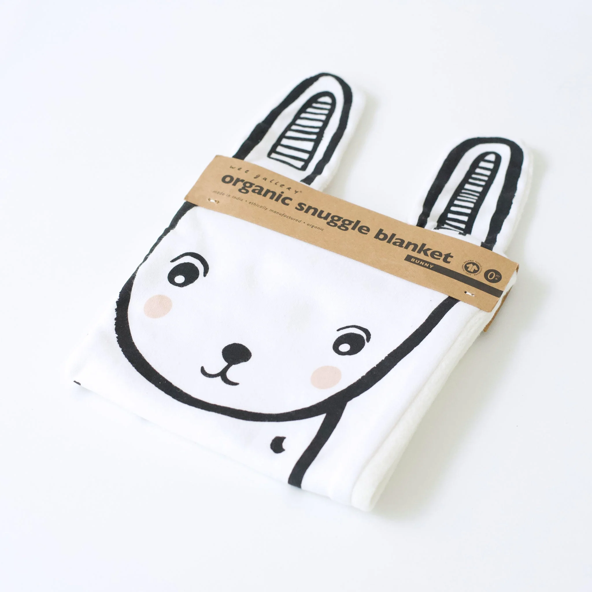Wee Gallery Organic Snuggle Blanket - Bunny - Image 6