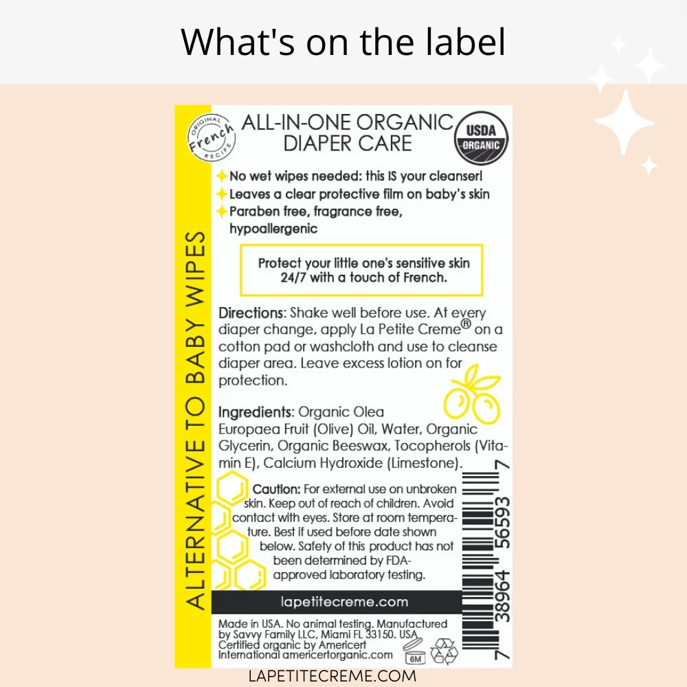 Organic Travel Size Diaper Lotion - 2 oz - Image 6