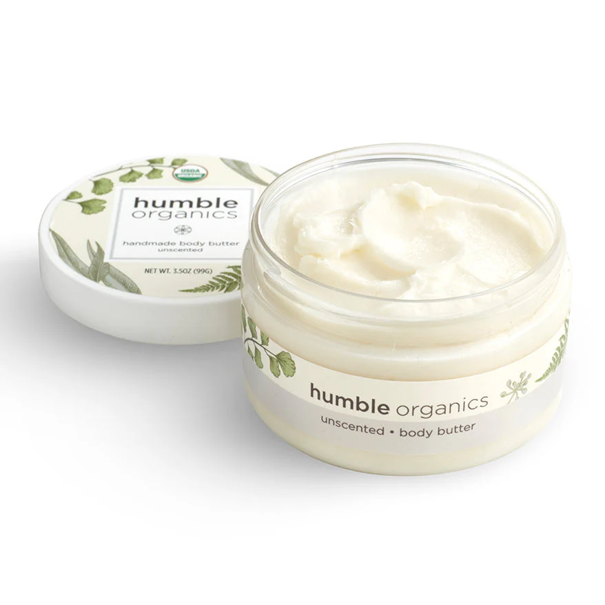 Humble Organics Organic Unscented Body Butter – Pure, Gentle Hydration - Image 3