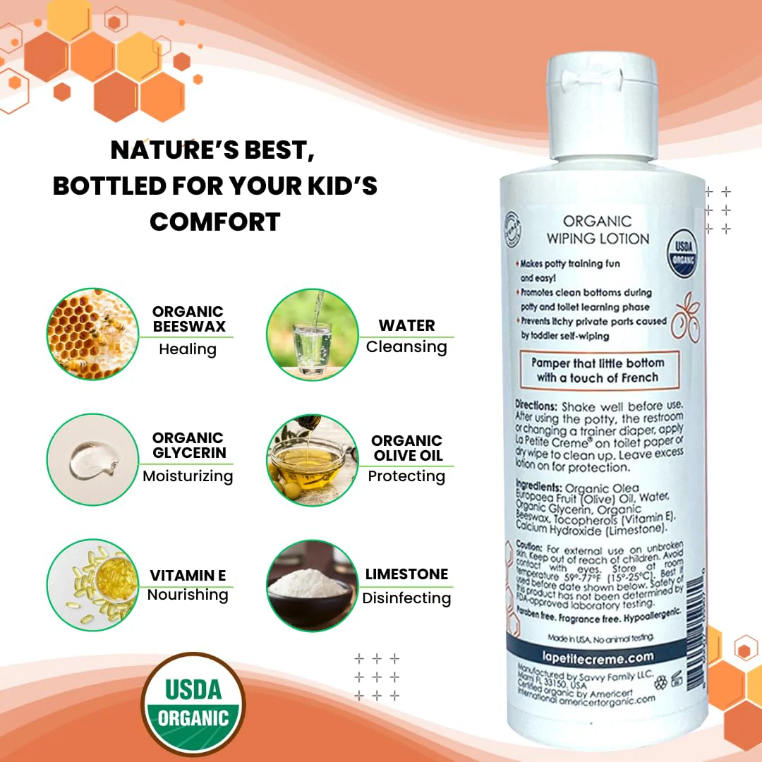 La Petite Creme Organic Wiping Lotion for Kids - Image 3