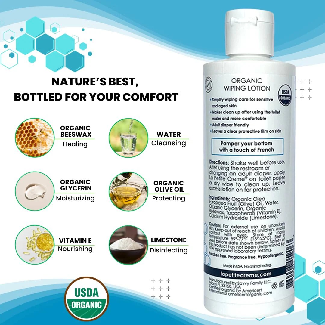 Organic Wiping Lotion for Seniors - Image 3