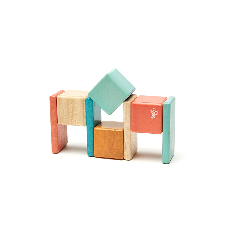 Tegu Original Pocket Pouch Magnetic Wooden Blocks 8 pieces - Image 10