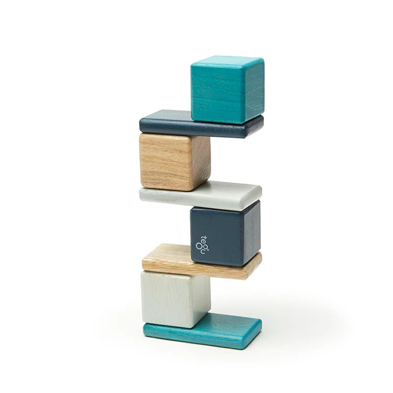 Tegu Original Pocket Pouch Magnetic Wooden Blocks 8 pieces - Image 14