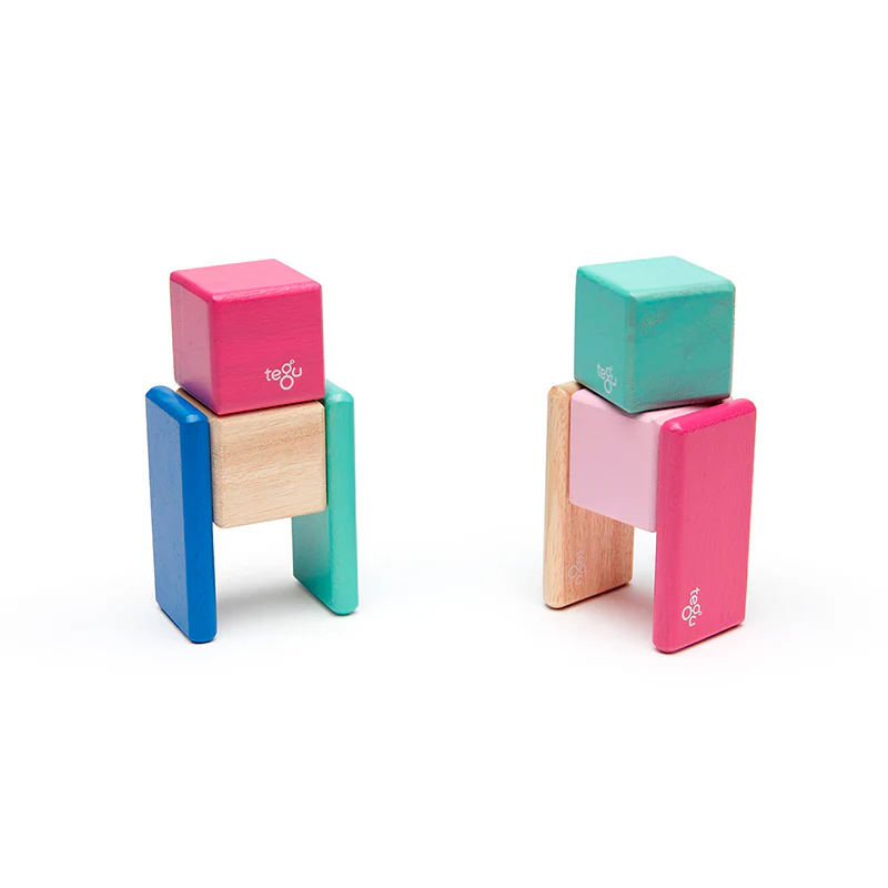 Tegu Original Pocket Pouch Magnetic Wooden Blocks 8 pieces - Image 6