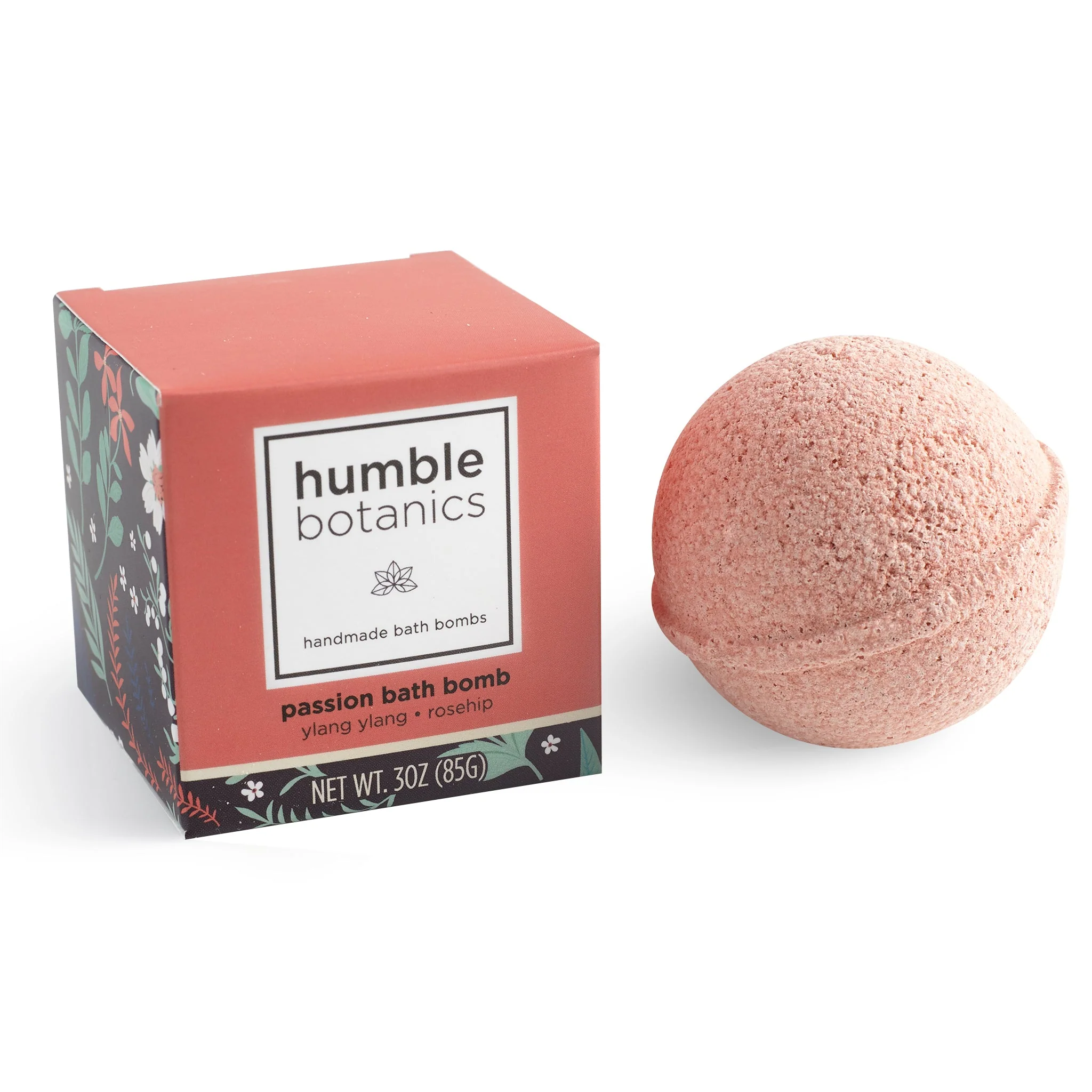Humble Organics Passion Bath Bomb Single – Indulge in Exotic Luxury
