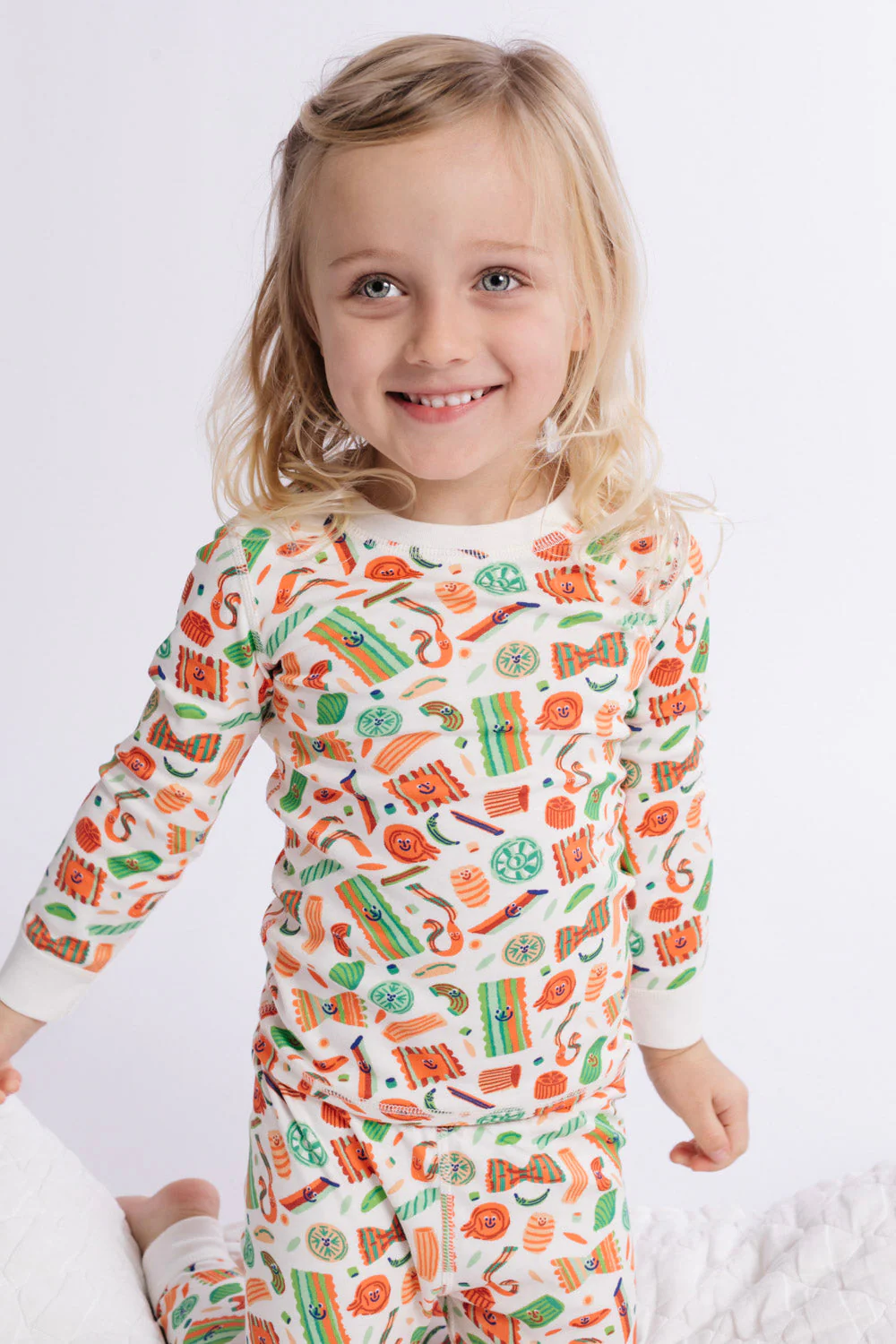 Dodo Banana Pasta Festa Organic Pima Cotton Pajama Set