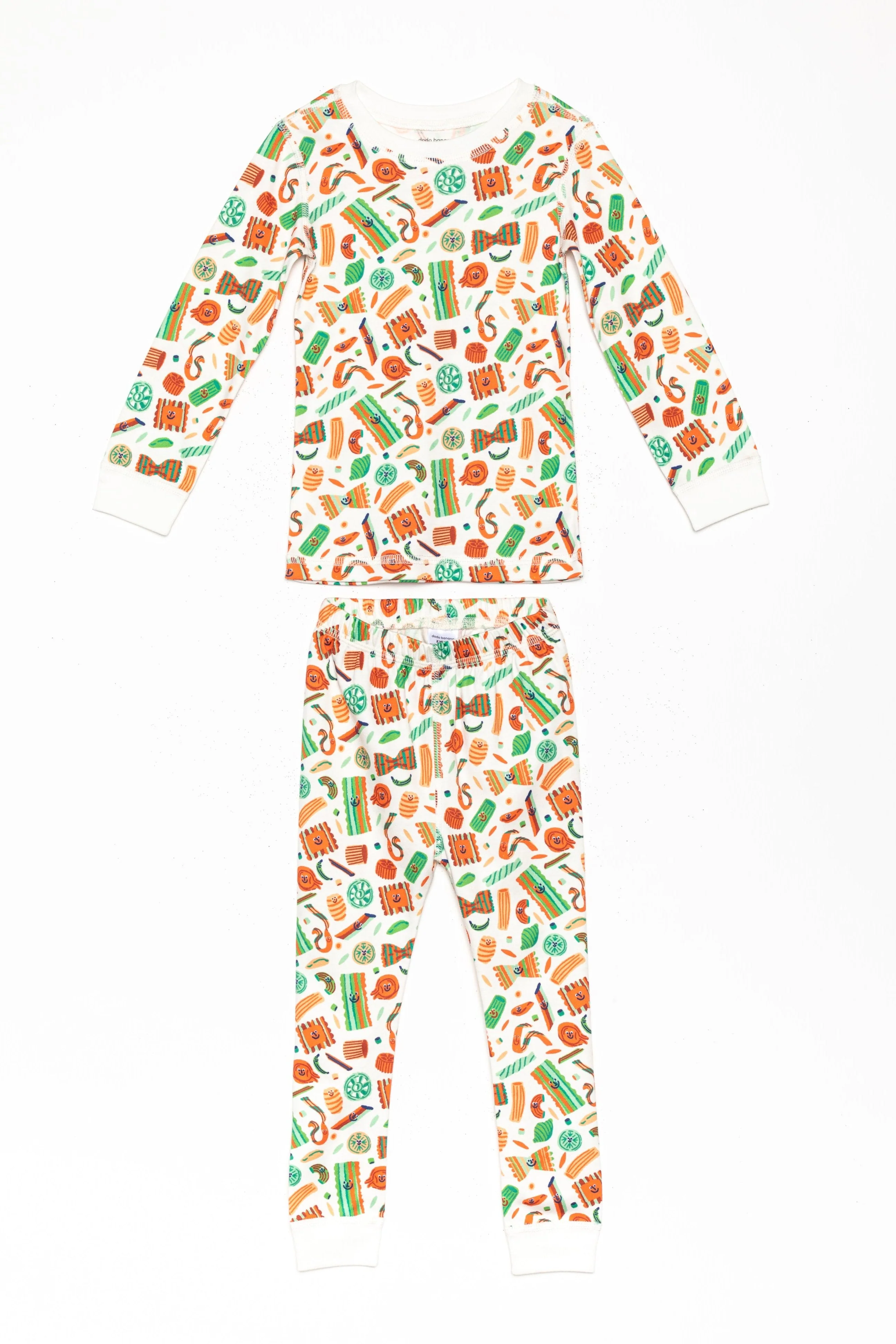 Dodo Banana Pasta Festa Organic Pima Cotton Pajama Set - Image 2