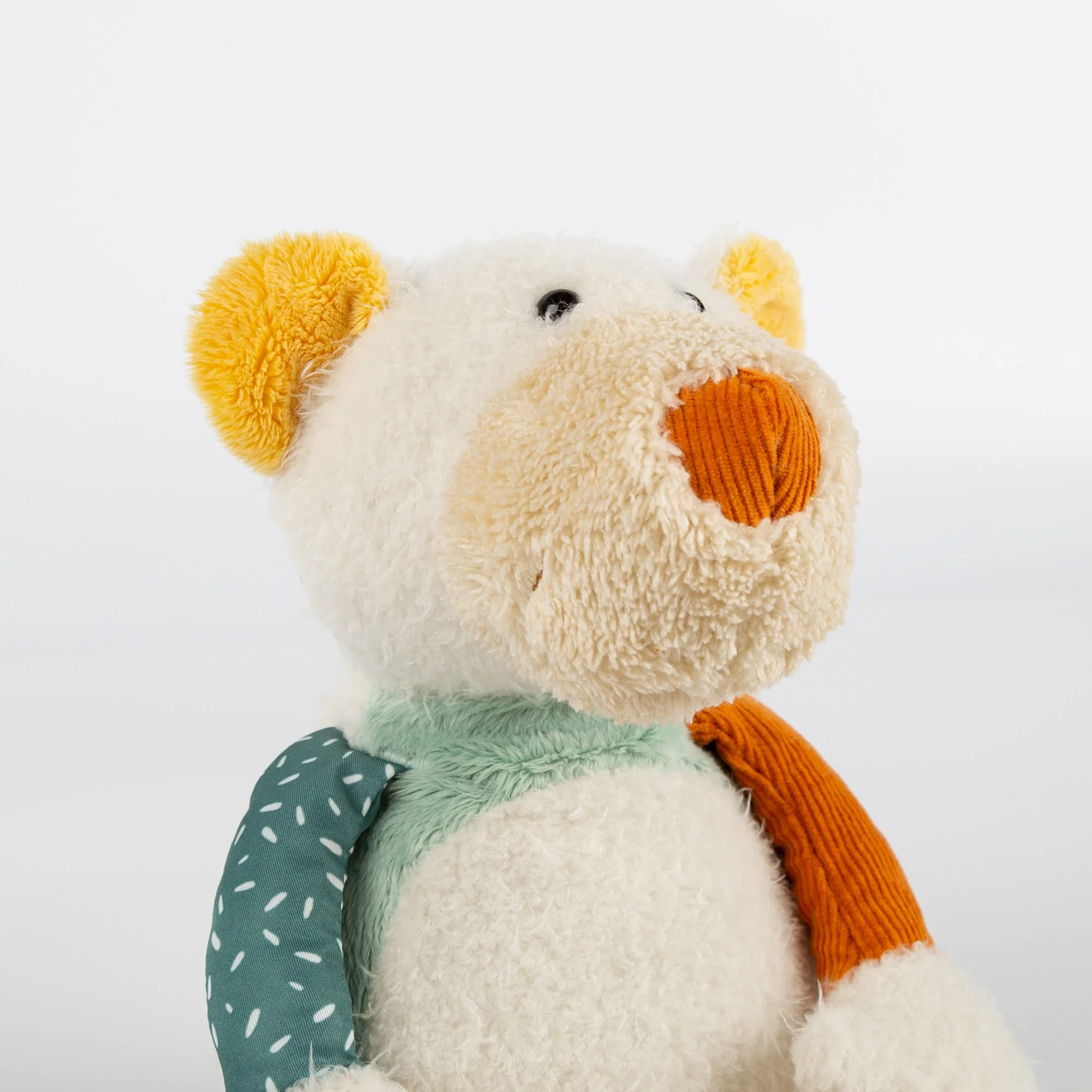 Sigikid Patchwork Polar Bear Plush Toy - Image 3