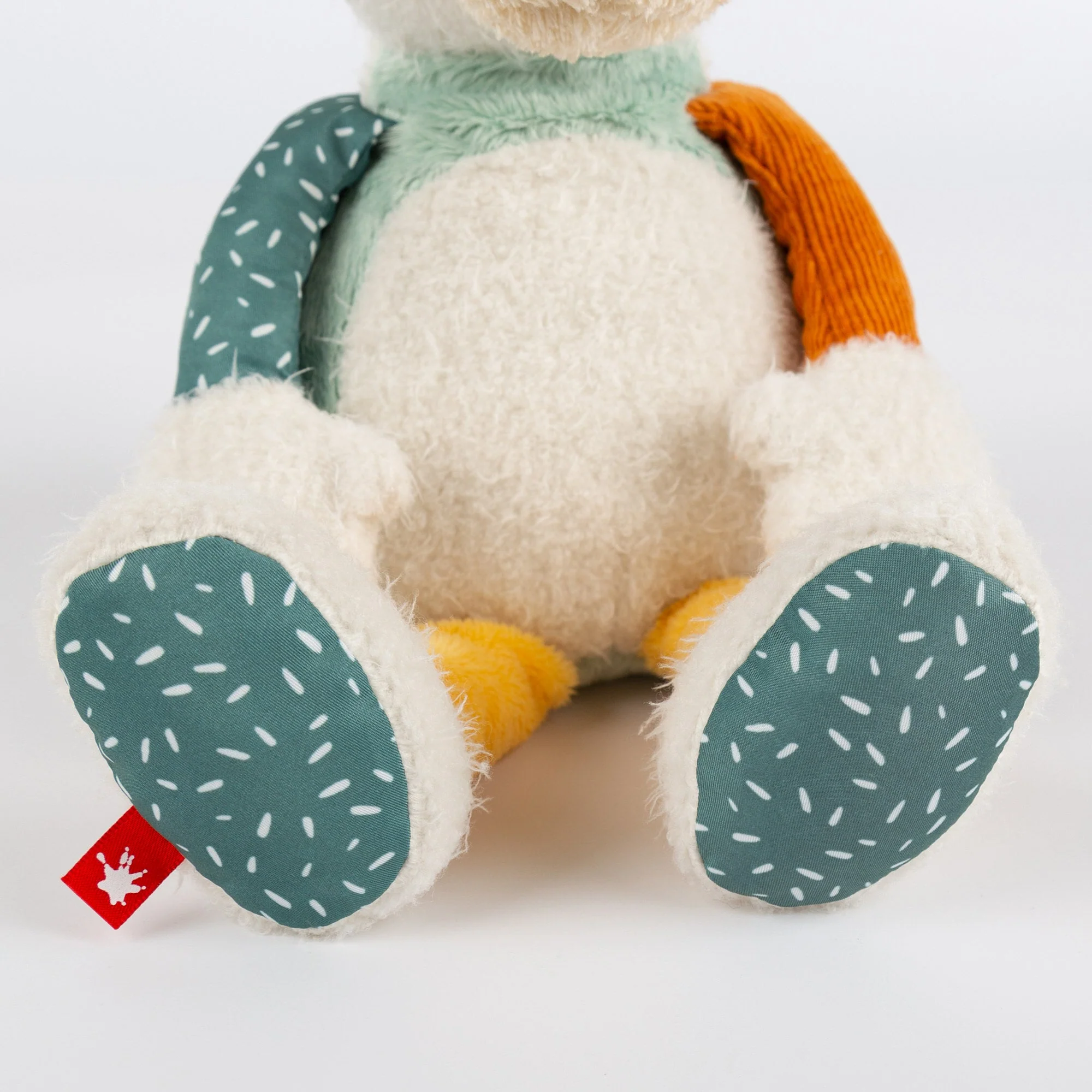 Sigikid Patchwork Polar Bear Plush Toy - Image 6