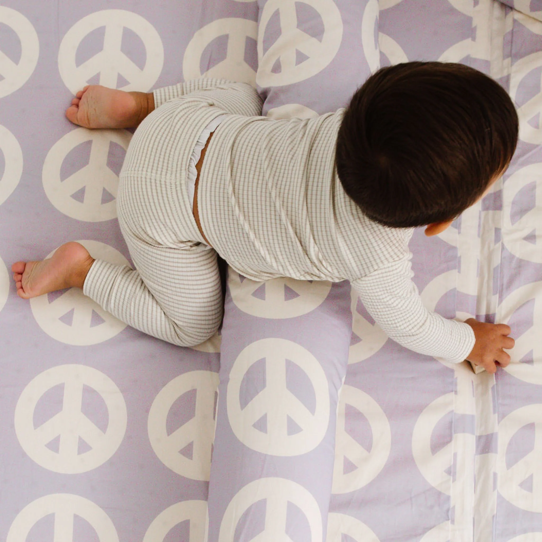 Toki Mats Peace Sign Organic Cotton Mat - Image 3